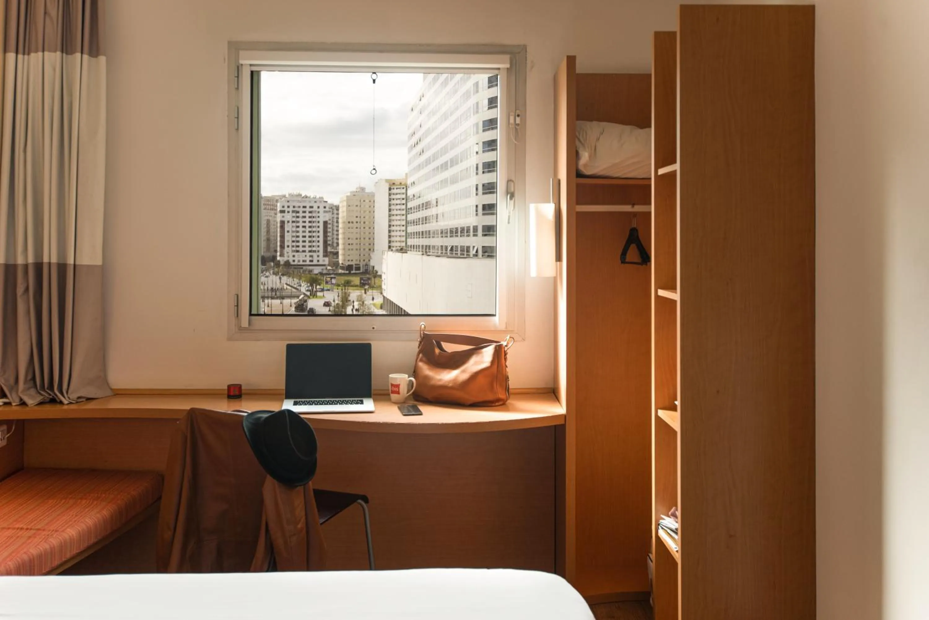 View (from property/room), Bed in Ibis Tanger City Center