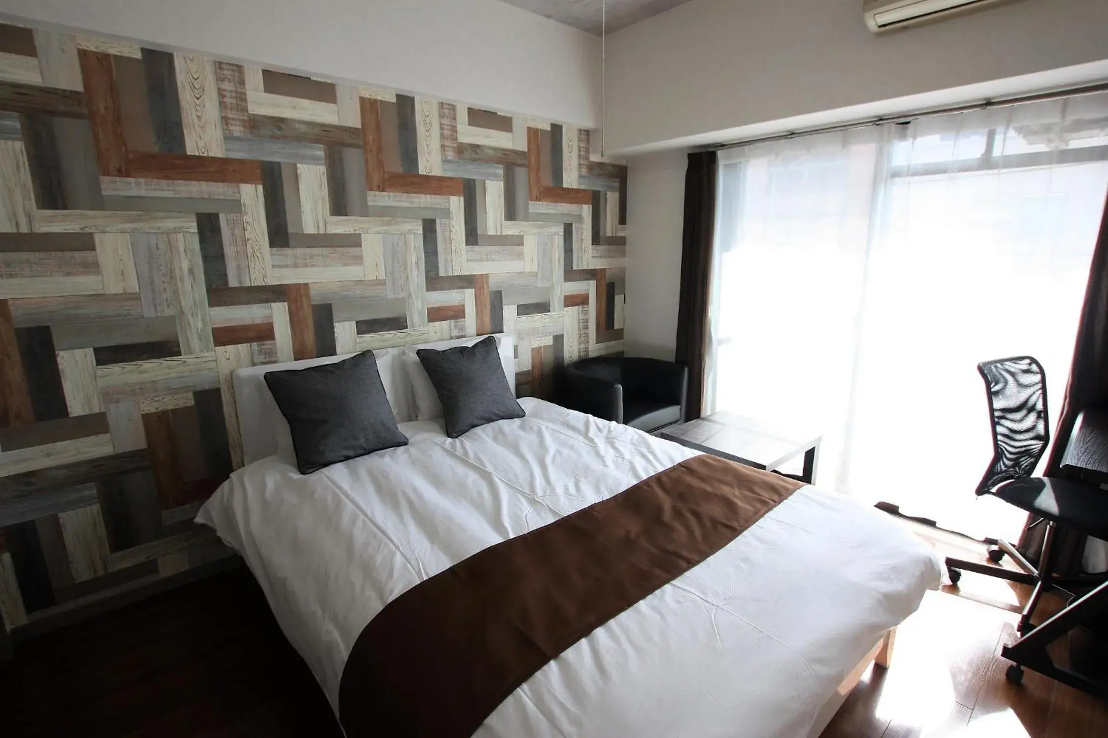Bed in Forest Inn Fukuoka -previously Pure Tenjin- Bed in Forest Inn Fukuoka -previously Pure Tenjin-