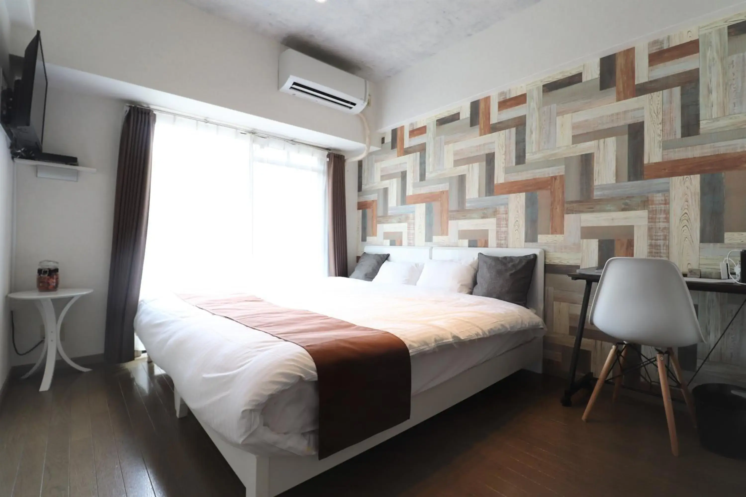 Bed in Forest Inn Fukuoka -previously Pure Tenjin- Bed in Forest Inn Fukuoka -previously Pure Tenjin-