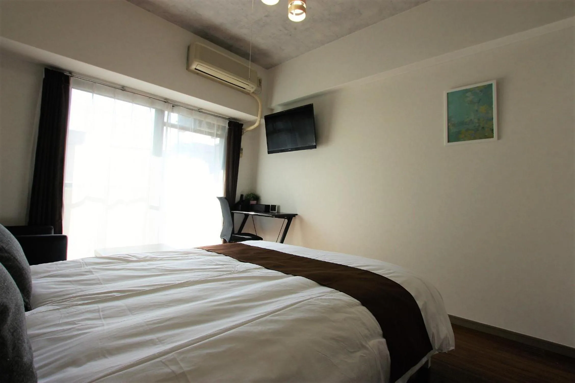 Bed in Forest Inn Fukuoka -previously Pure Tenjin-