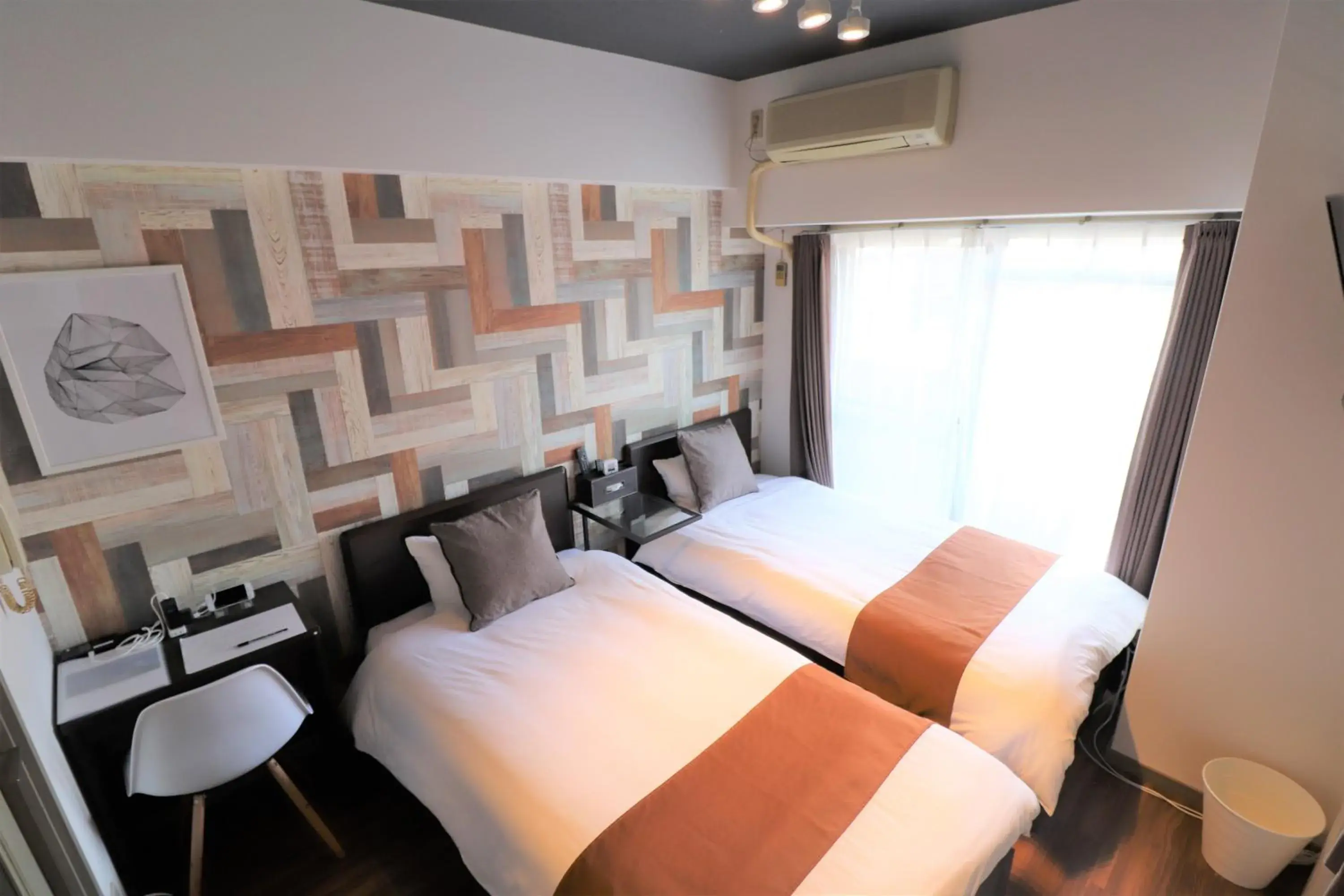 Bed in Forest Inn Fukuoka -previously Pure Tenjin- Bed in Forest Inn Fukuoka -previously Pure Tenjin-