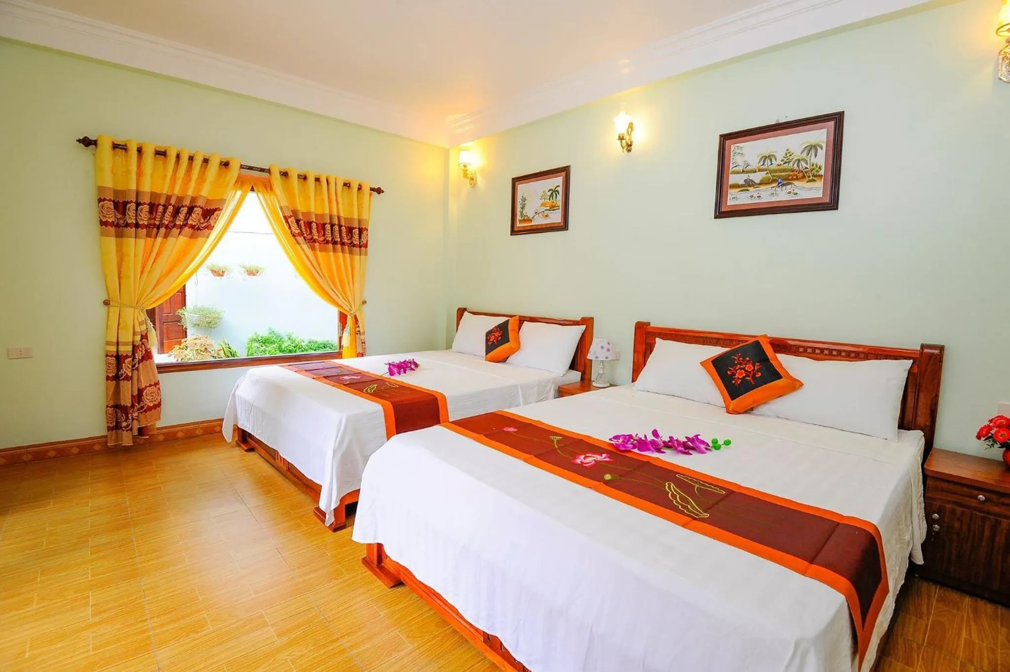 Bed in Tam Coc Tuan Minh Homestay