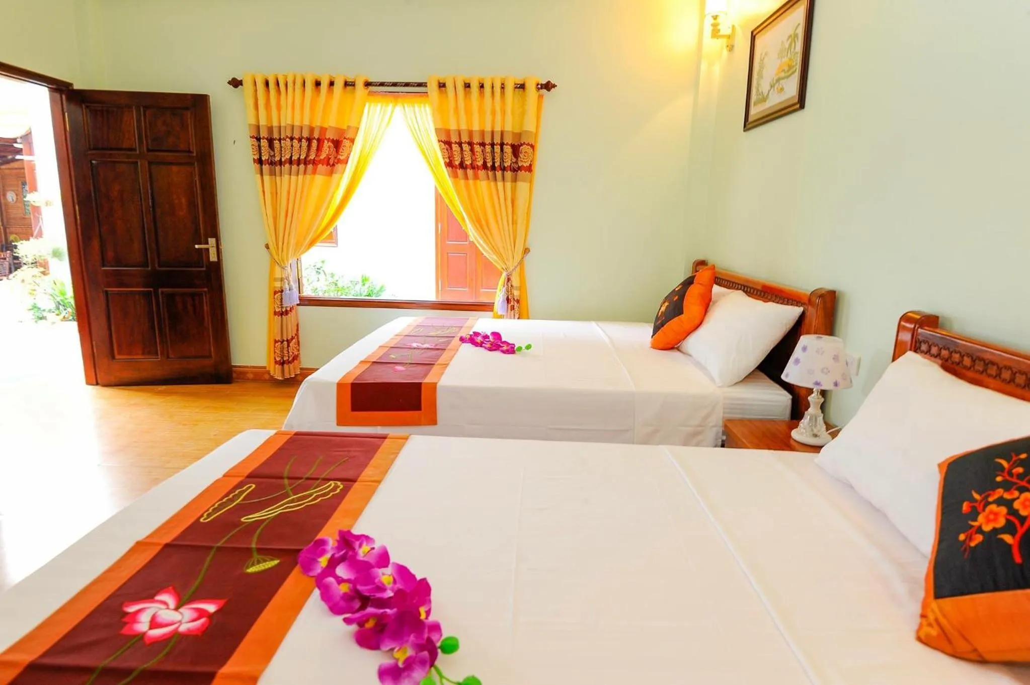 Bed in Tam Coc Tuan Minh Homestay