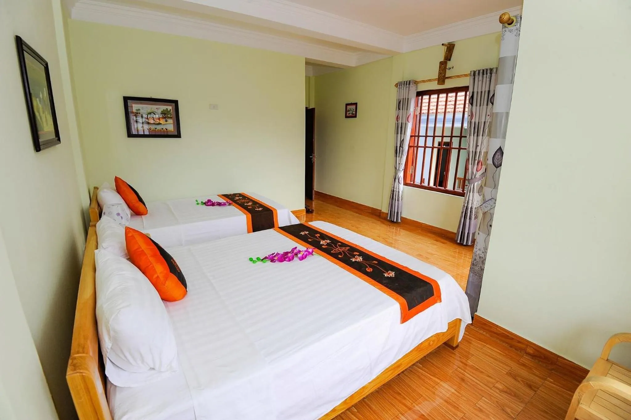 Bed in Tam Coc Tuan Minh Homestay