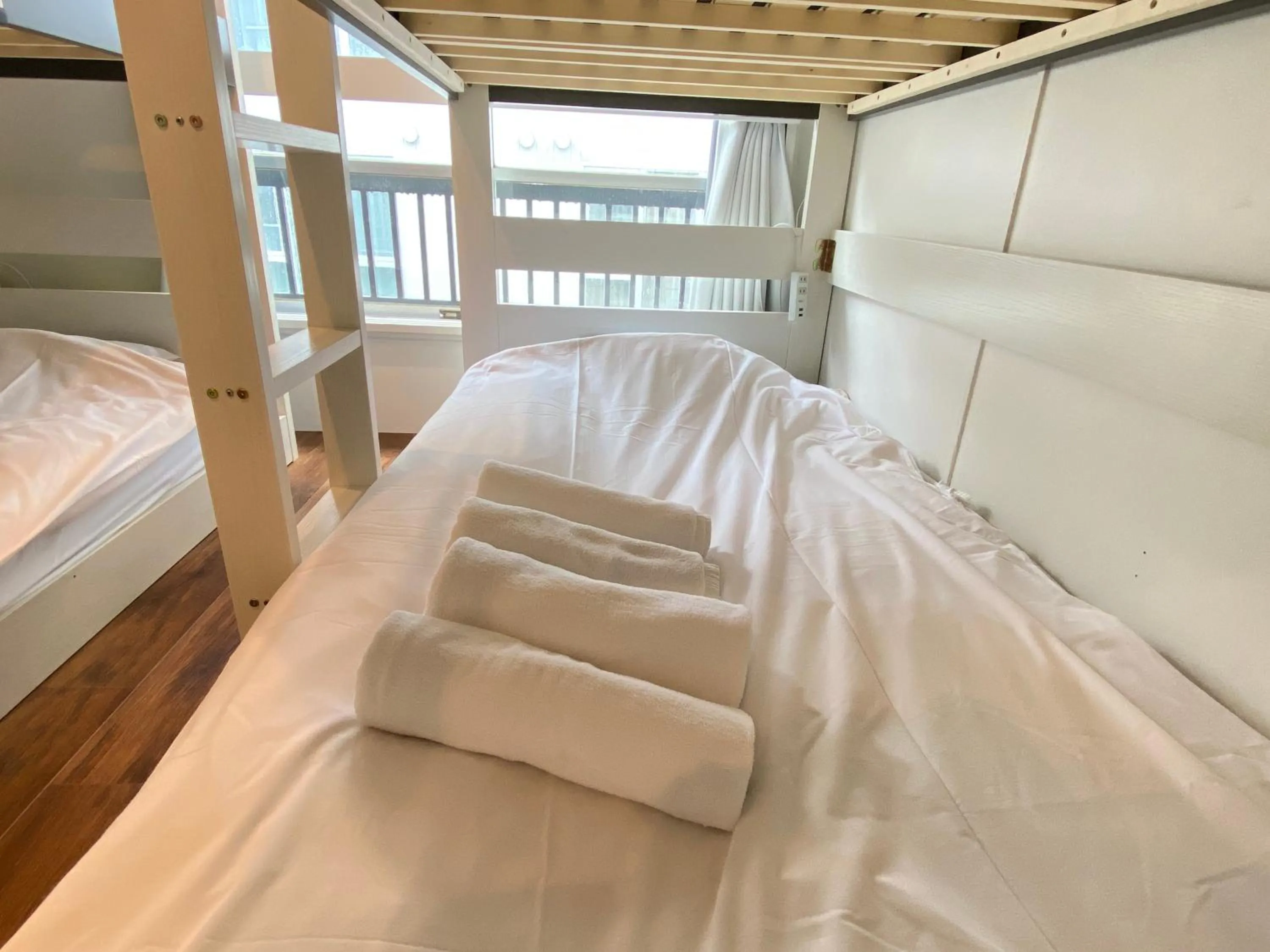 towels, Bed in Hostel Chapter Two Tokyo