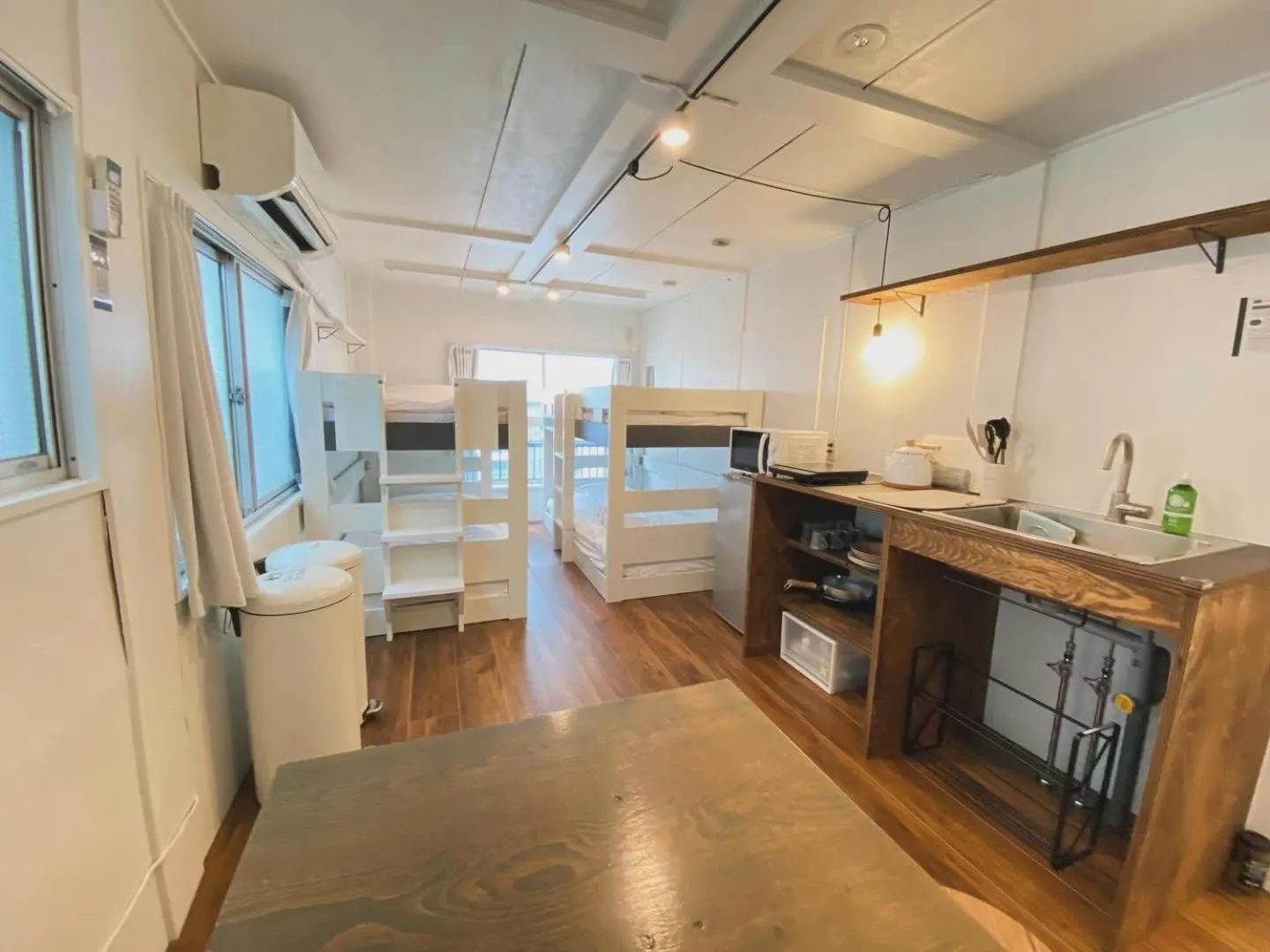 Dining area in Hostel Chapter Two Tokyo