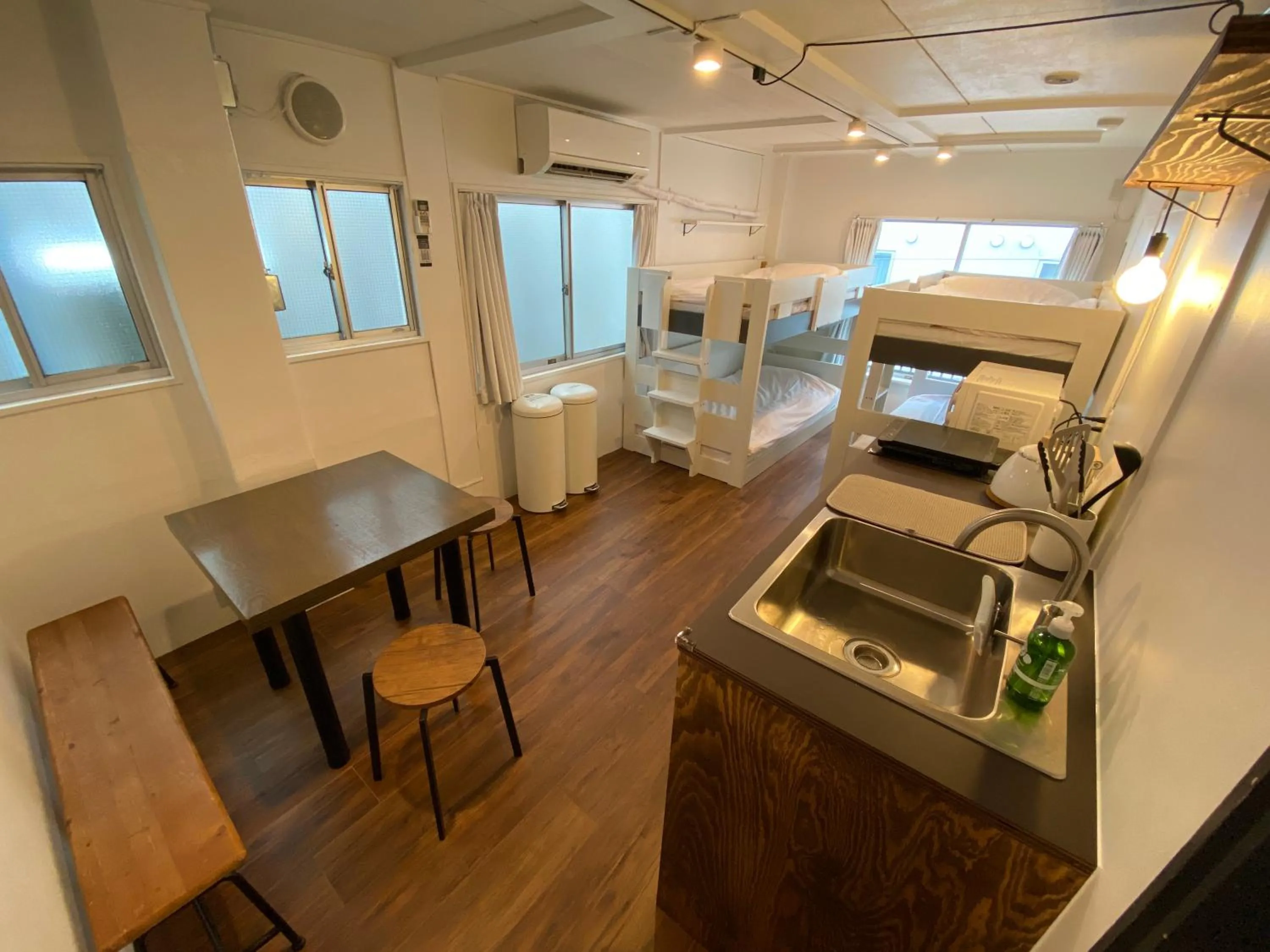 Dining area, Bed in Hostel Chapter Two Tokyo
