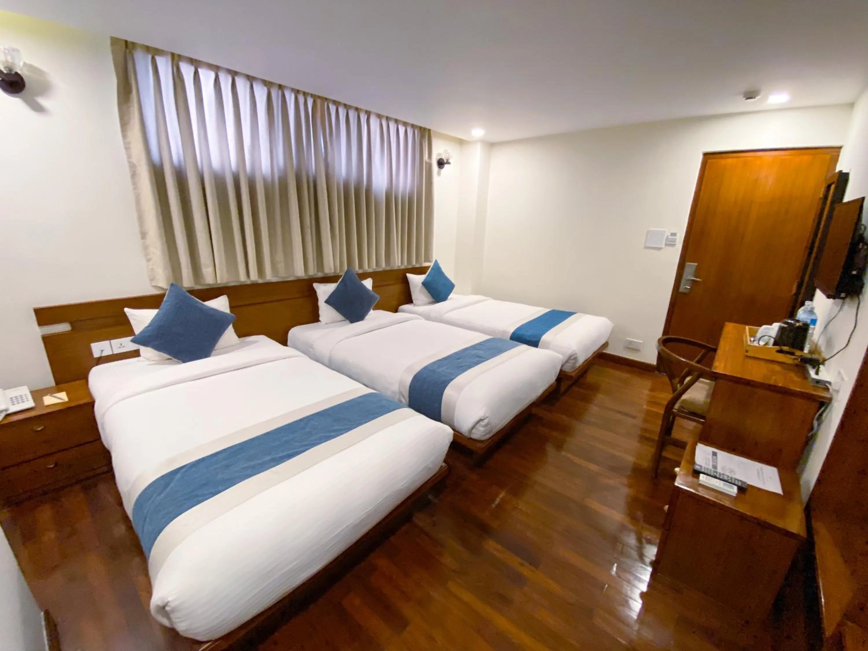 Bed in Timber House by Tara Group