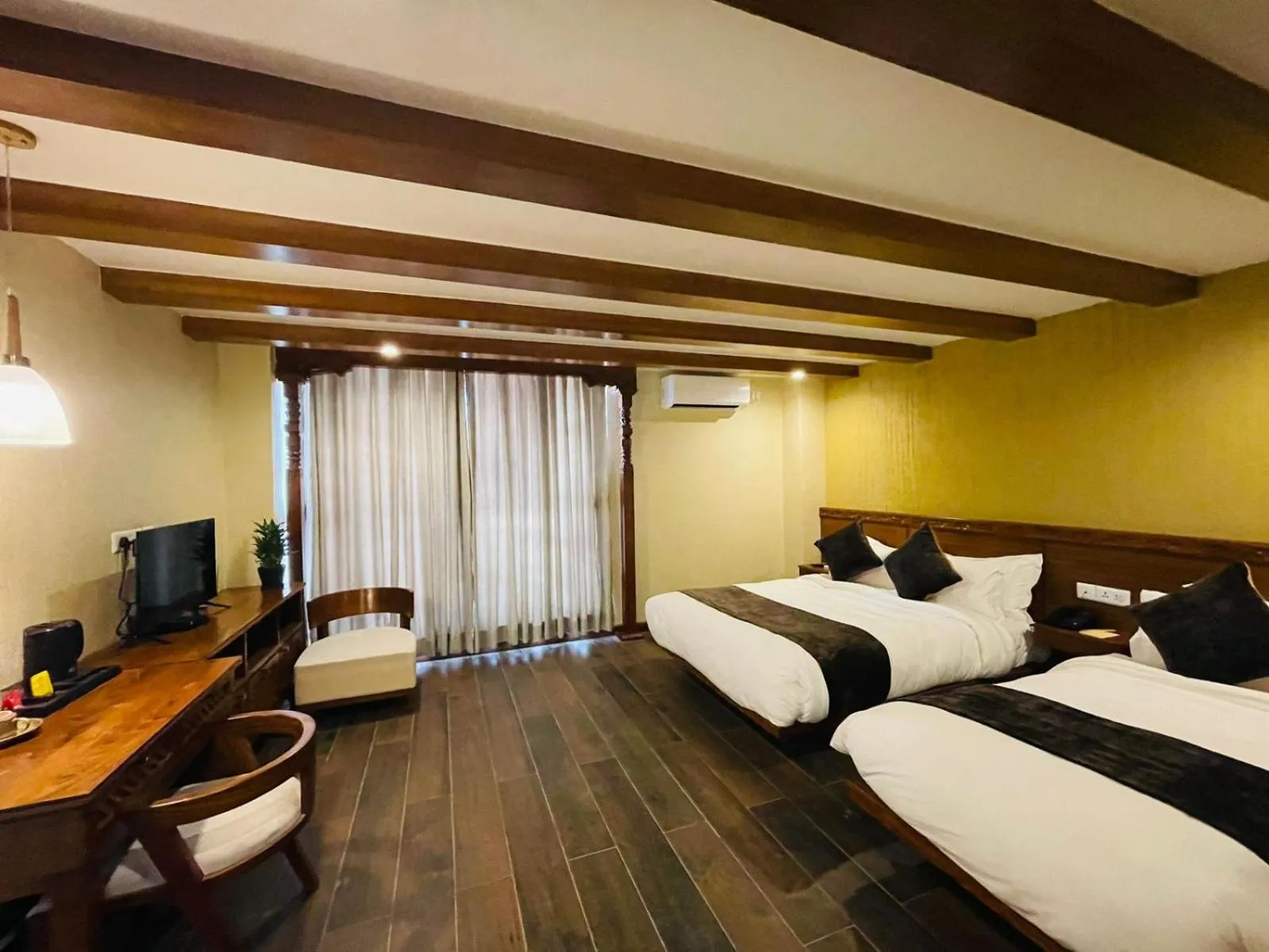 Bed in Timber House by Tara Group