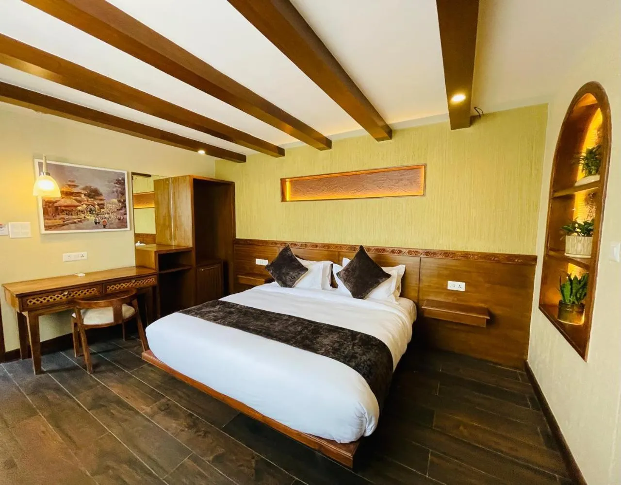 Photo of the whole room, Bed in Timber House by Tara Group
