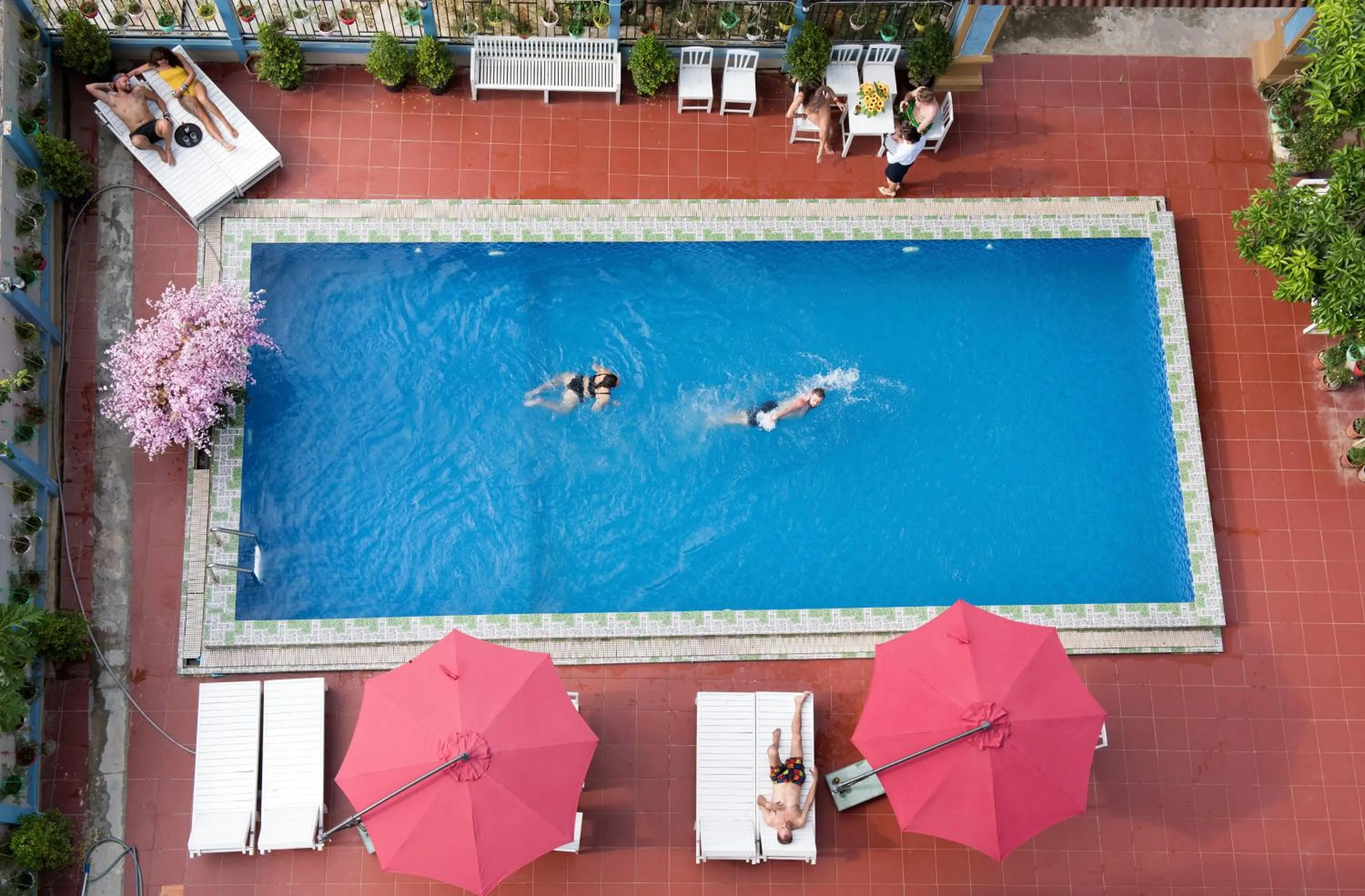 Bird's eye view in Annecy Hotel