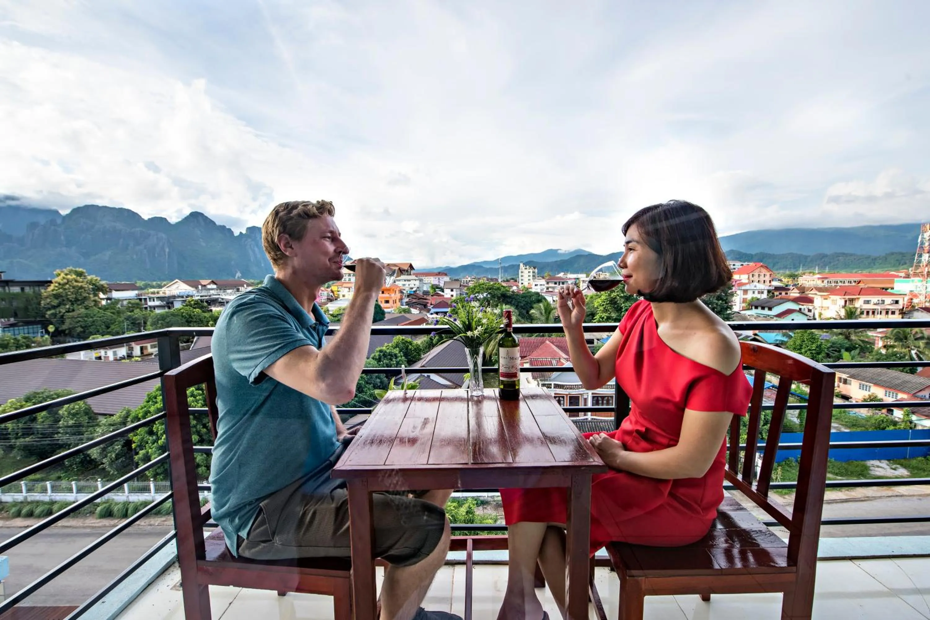 Balcony/Terrace in Annecy Hotel