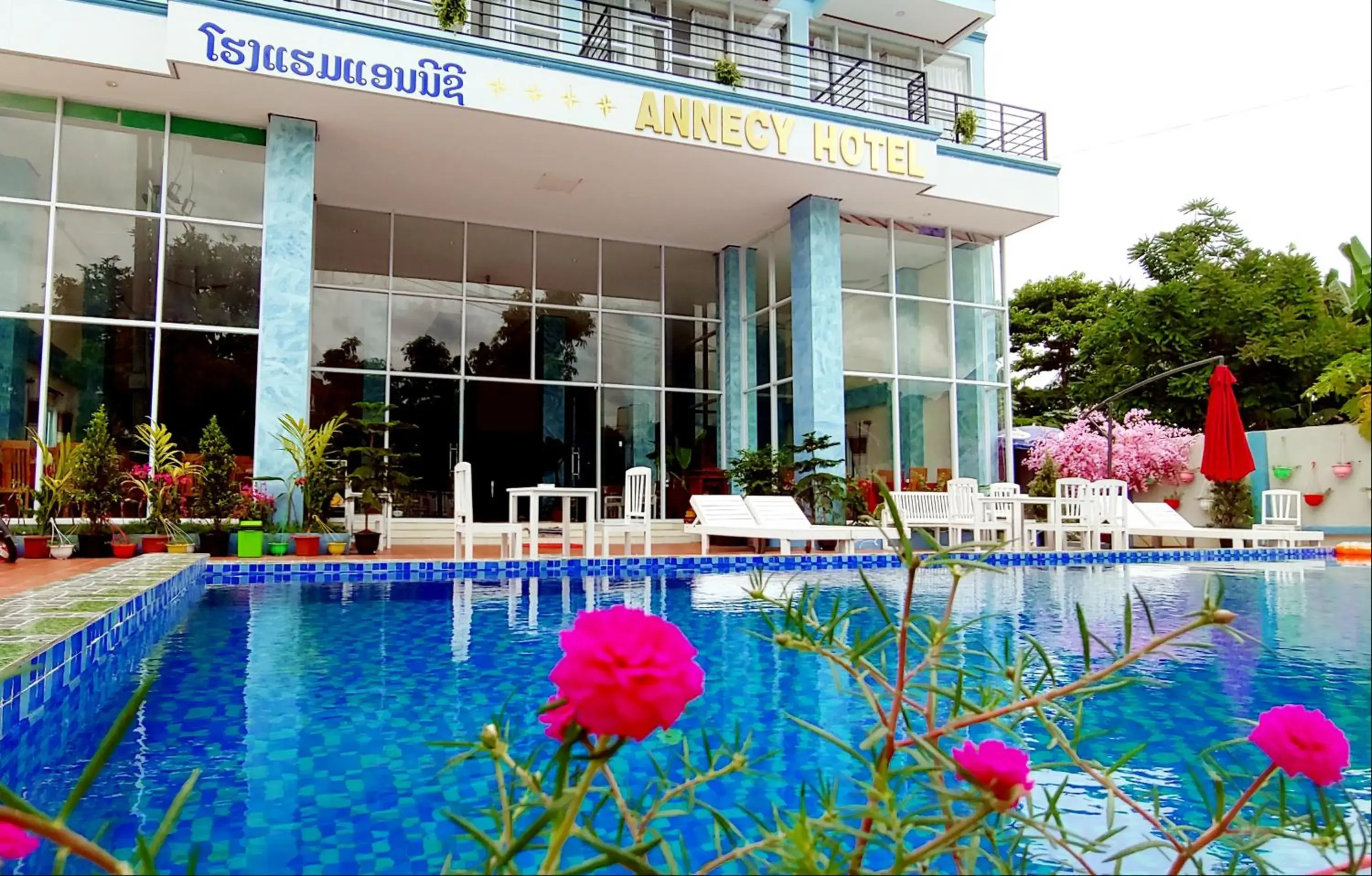 Swimming pool in Annecy Hotel Swimming pool in Annecy Hotel