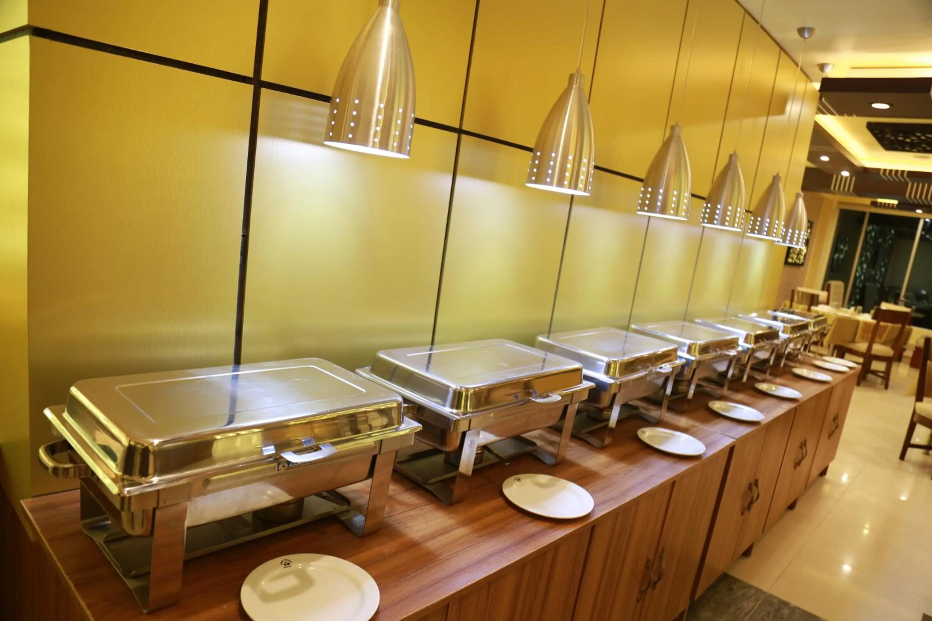 Buffet breakfast in Tiger Garden Int Hotel