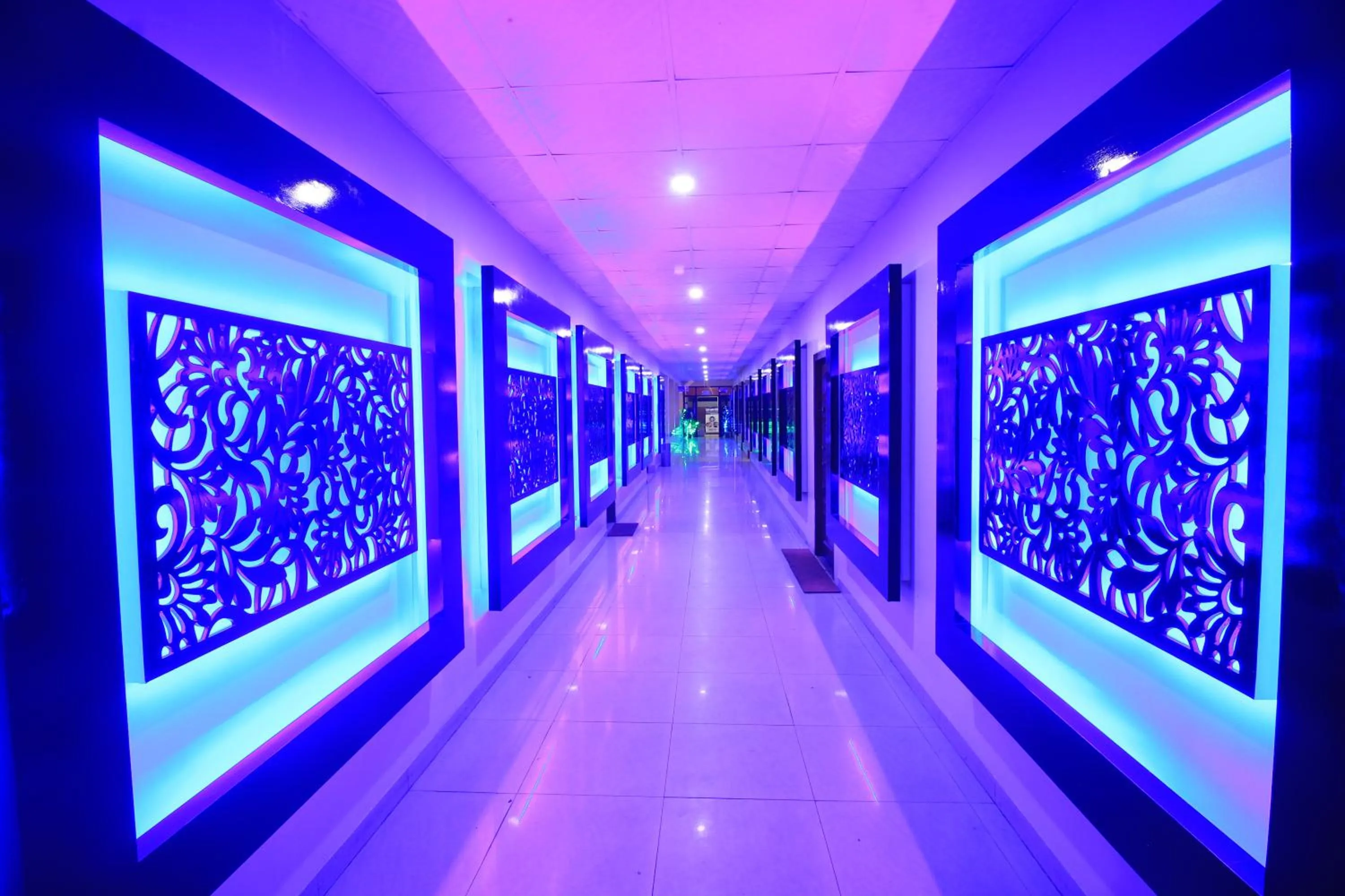 Decorative detail in Tiger Garden Int Hotel