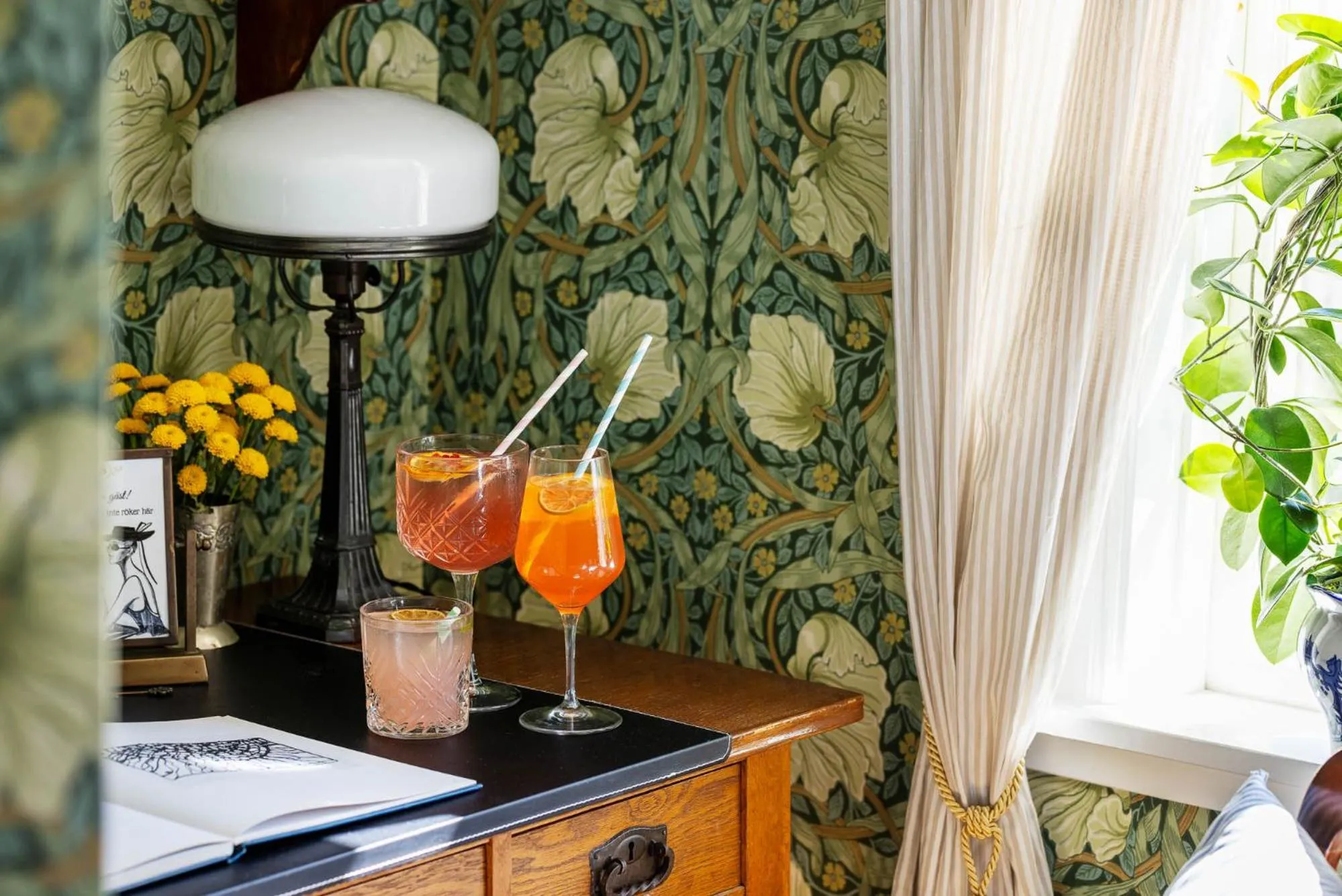 Decorative detail in Strandflickornas Havshotell Lysekil