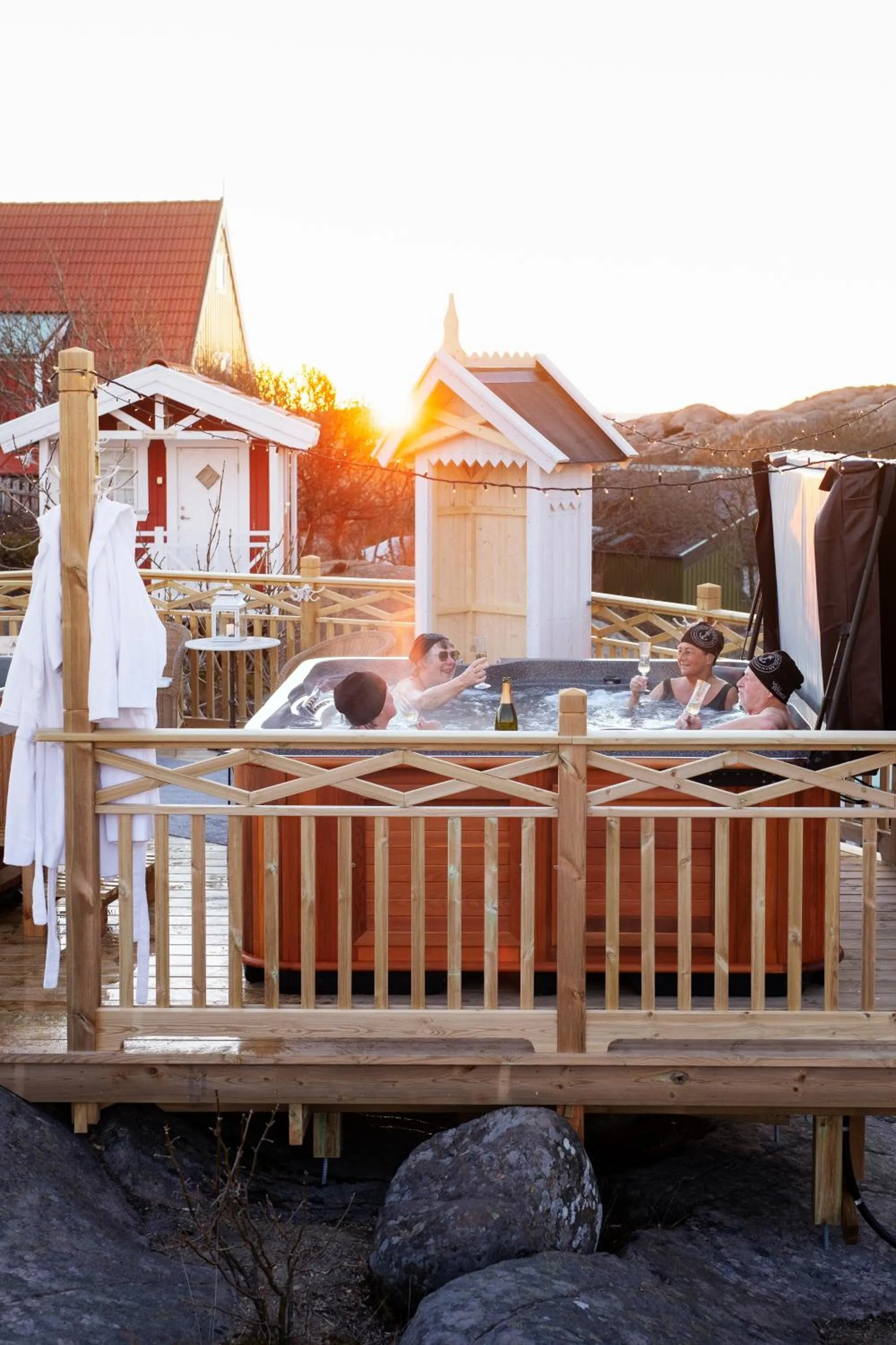 Hot Tub in Strandflickornas Havshotell Lysekil