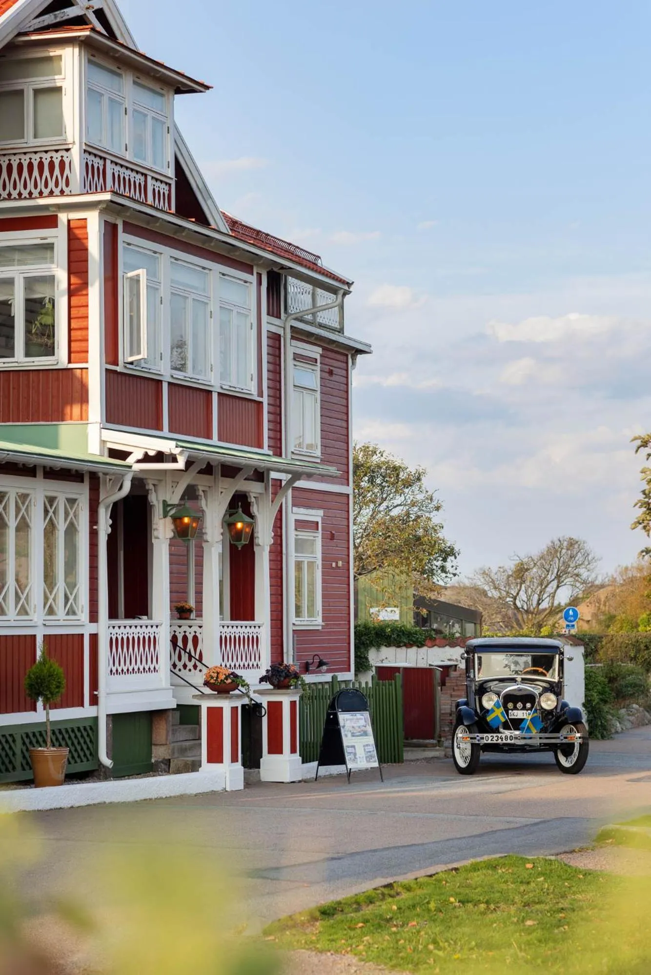 Facade/entrance in Strandflickornas Havshotell Lysekil