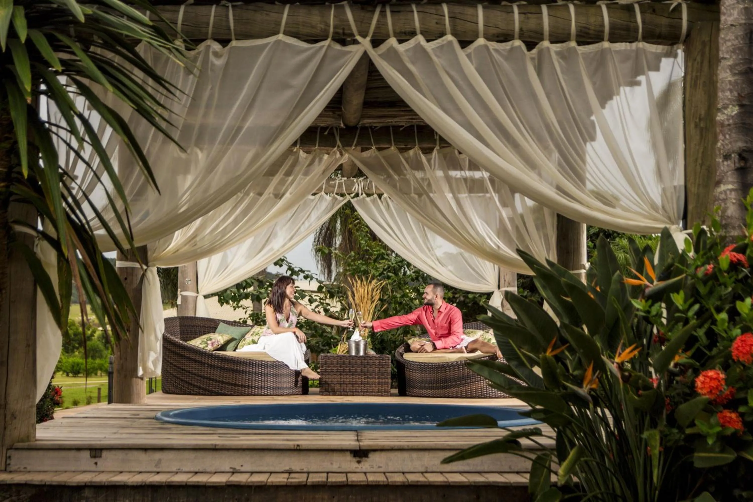 Open Air Bath in Zagaia Eco Resort