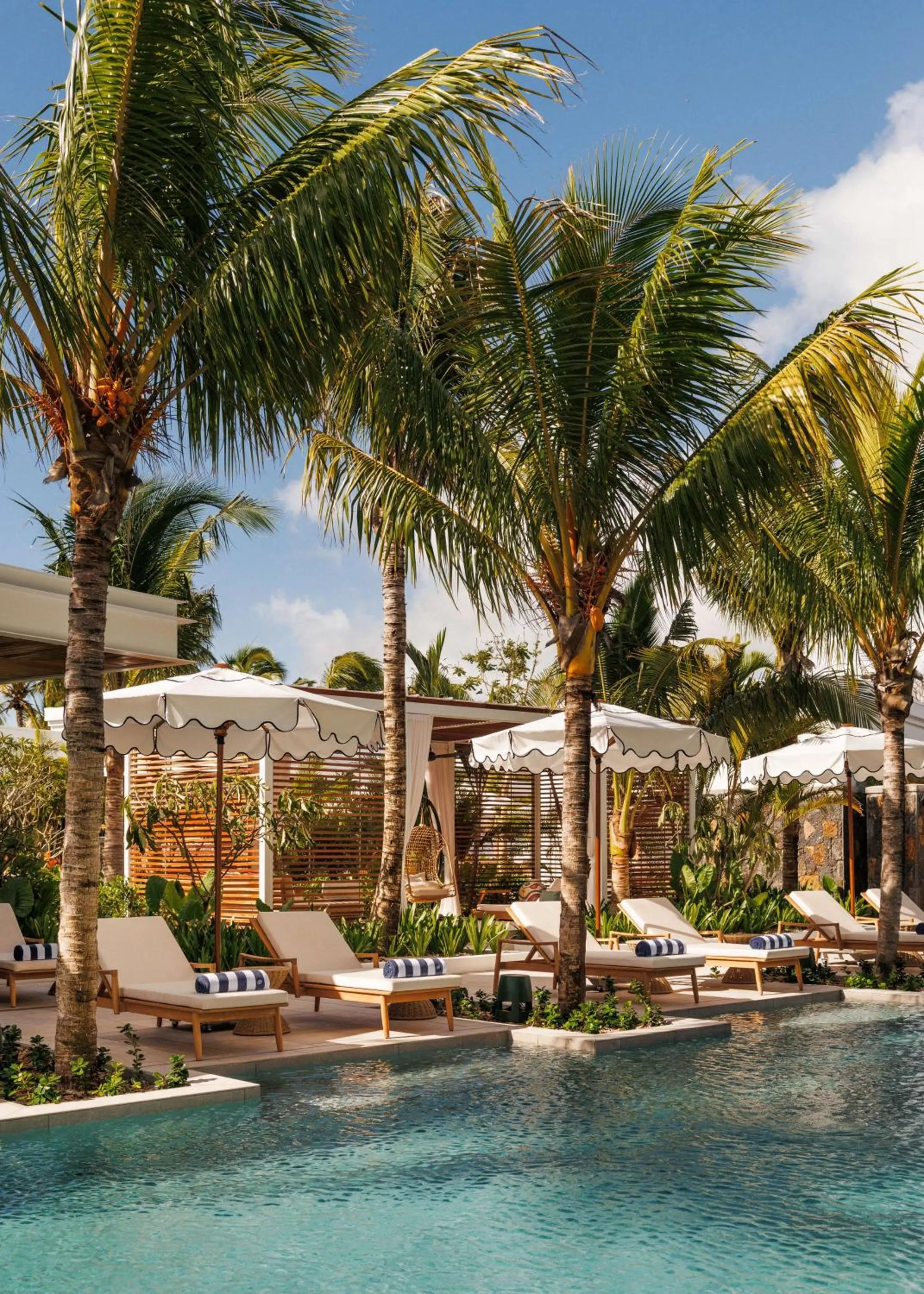 Pool view in One&Only Le Saint Géran, Mauritius