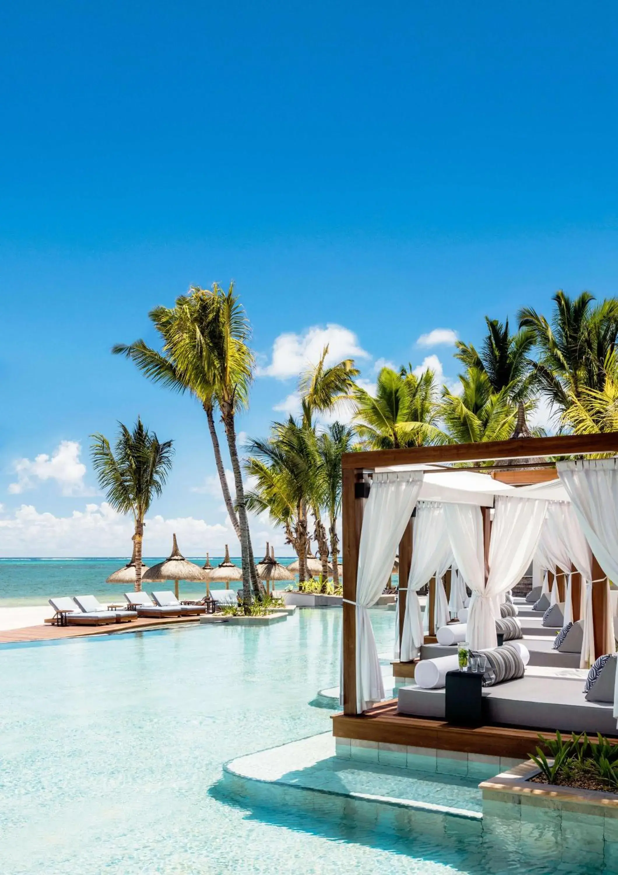 Swimming pool in One&Only Le Saint Géran, Mauritius Swimming pool in One&Only Le Saint Géran, Mauritius
