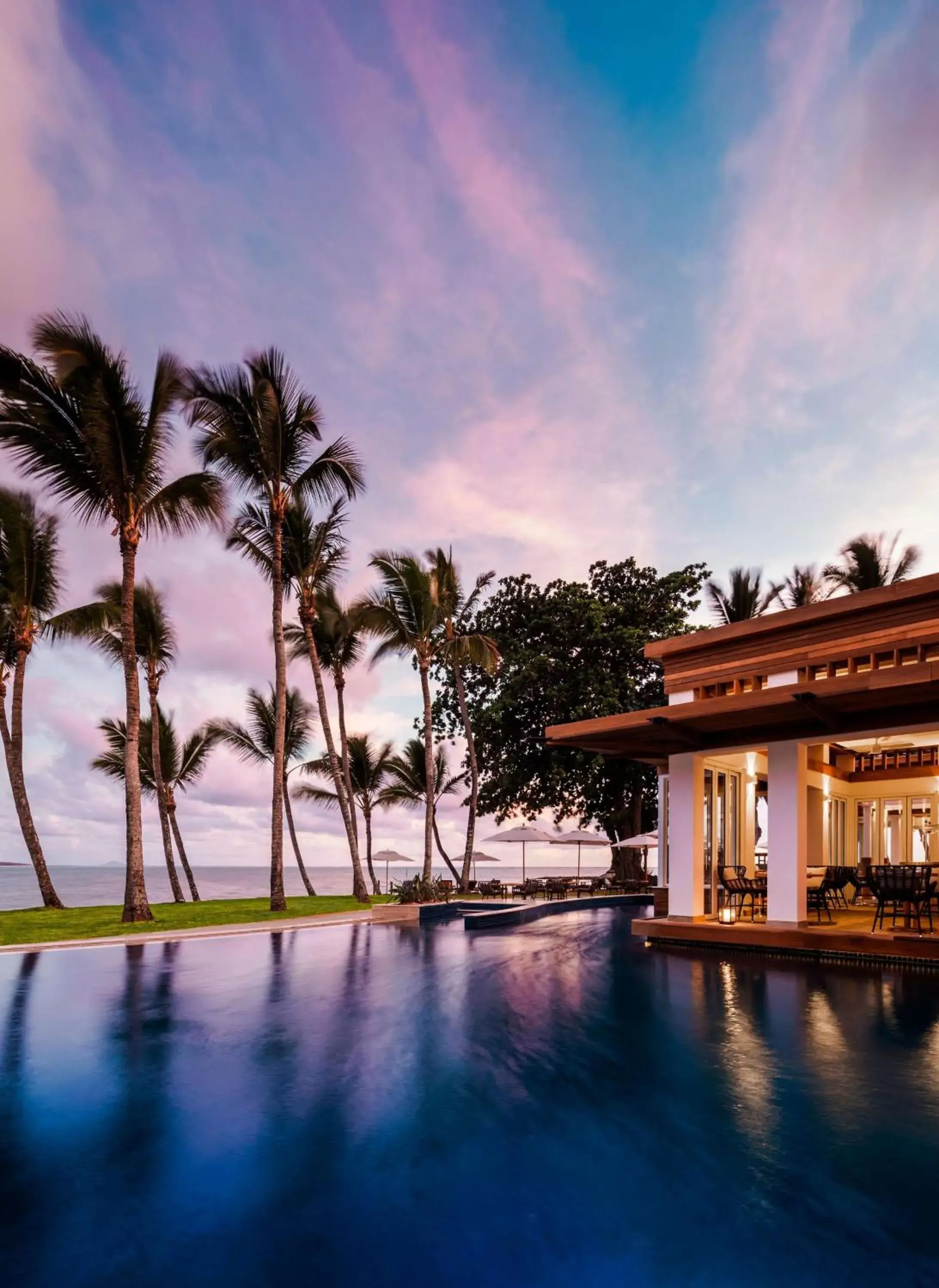 Swimming pool in One&Only Le Saint Géran, Mauritius Swimming pool in One&Only Le Saint Géran, Mauritius