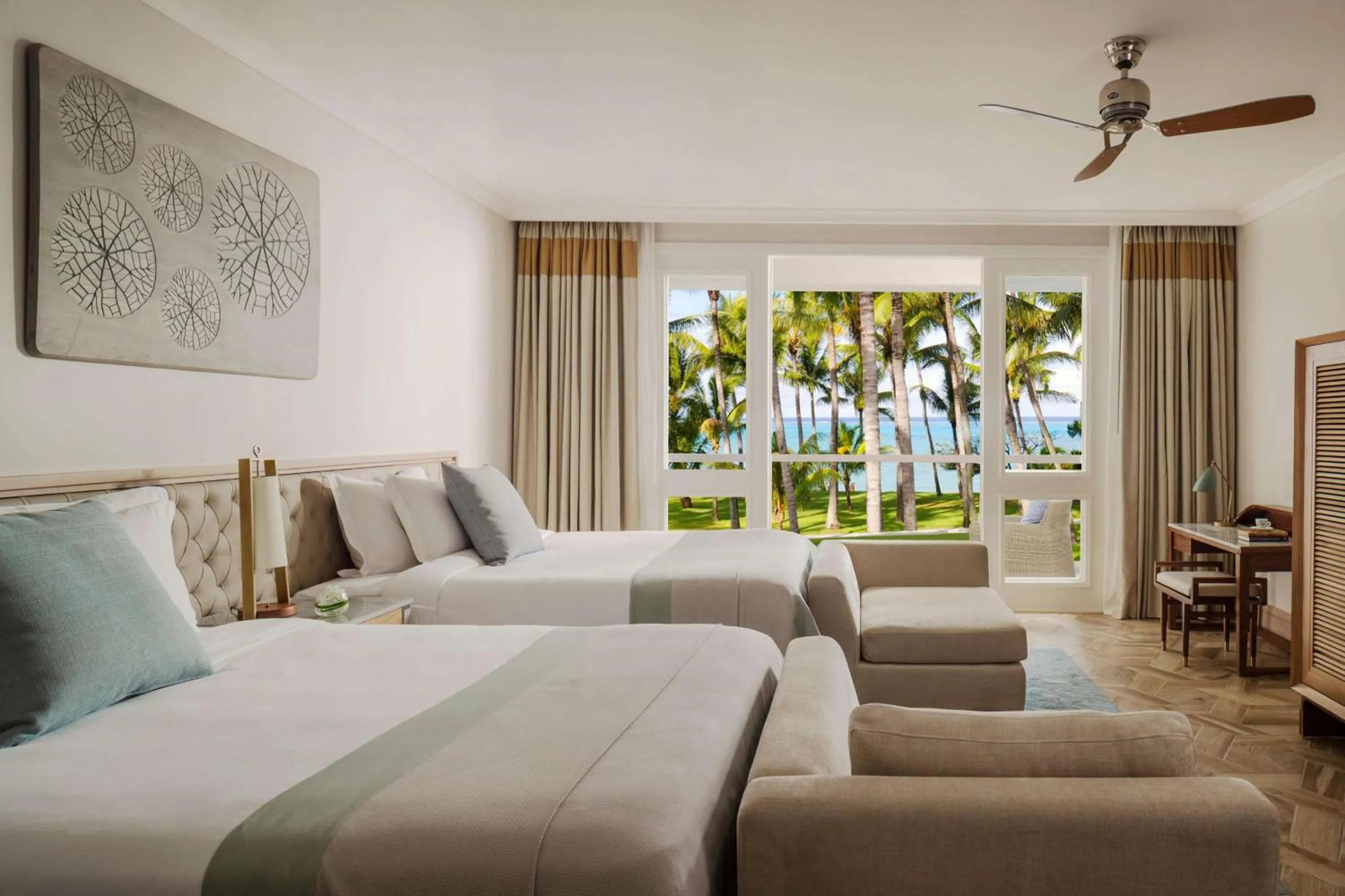 Bedroom, Bed in One&Only Le Saint Géran, Mauritius