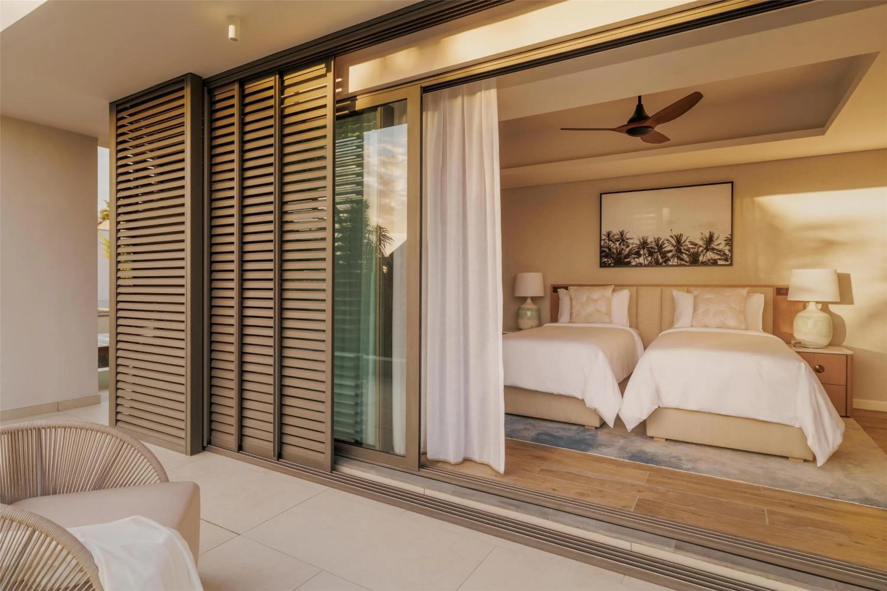 Bedroom, Bed in One&Only Le Saint Géran, Mauritius