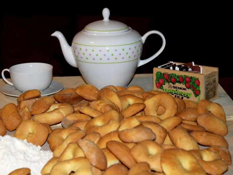 Italian breakfast in Agriturismo San Luigi