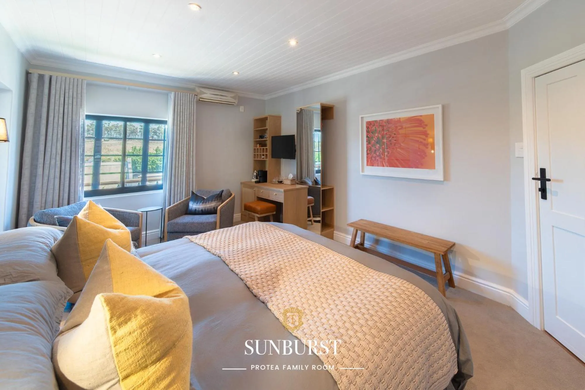 Bed in Tulbagh Boutique Heritage Hotel