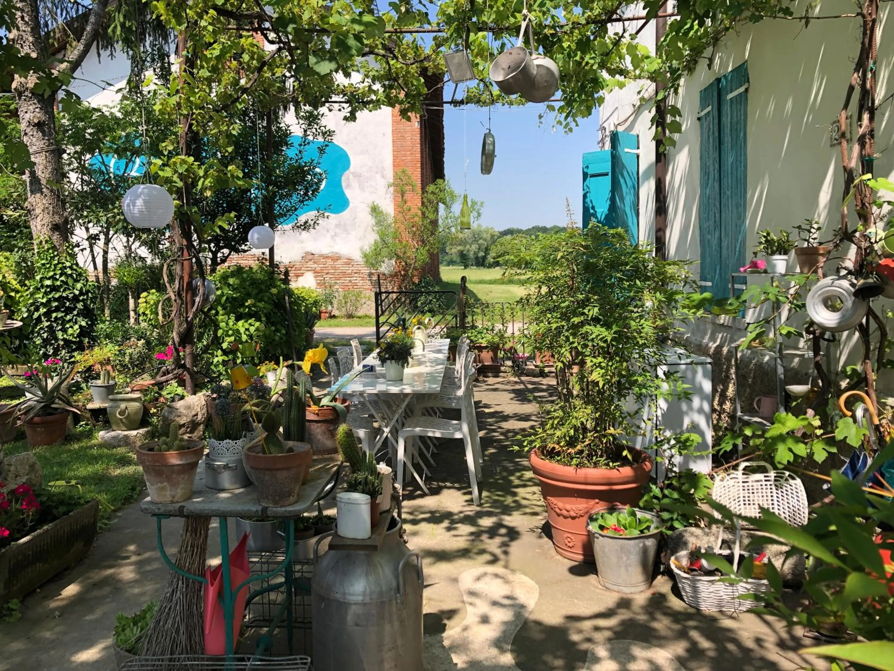 Patio in Agriturismo Beatilla