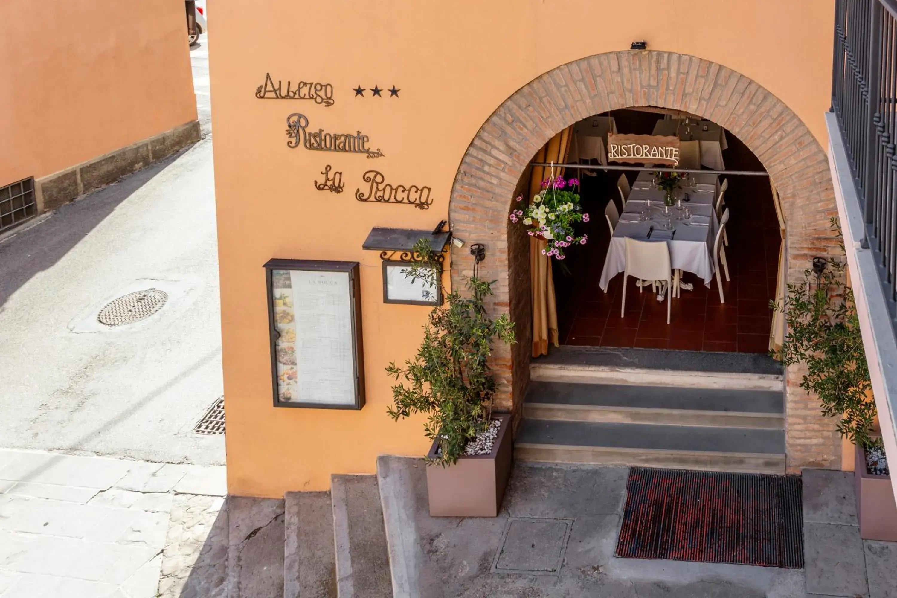 Property building in Albergo La Rocca Property building in Albergo La Rocca