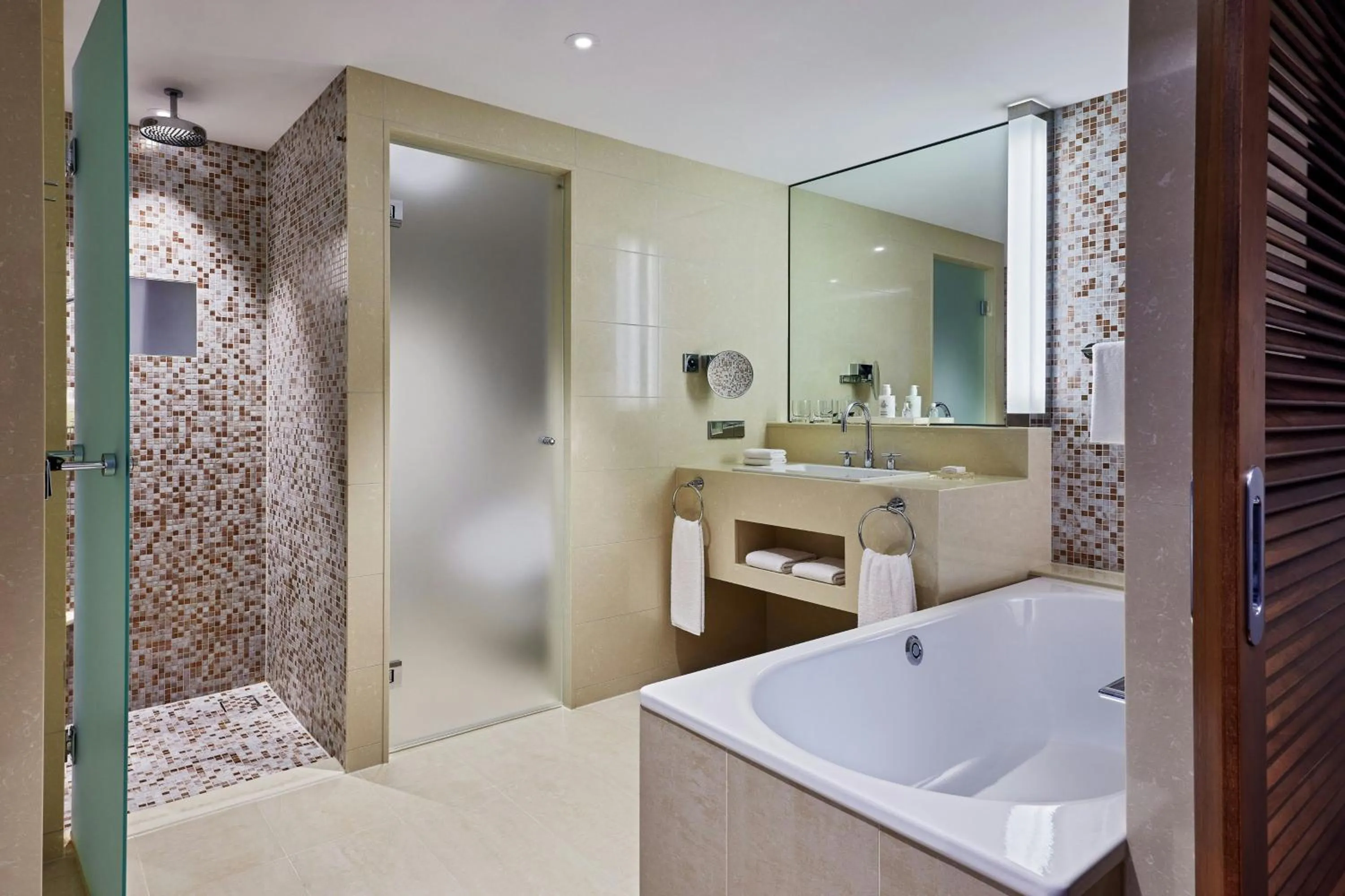 Bathroom in JW Marriott Hotel Frankfurt