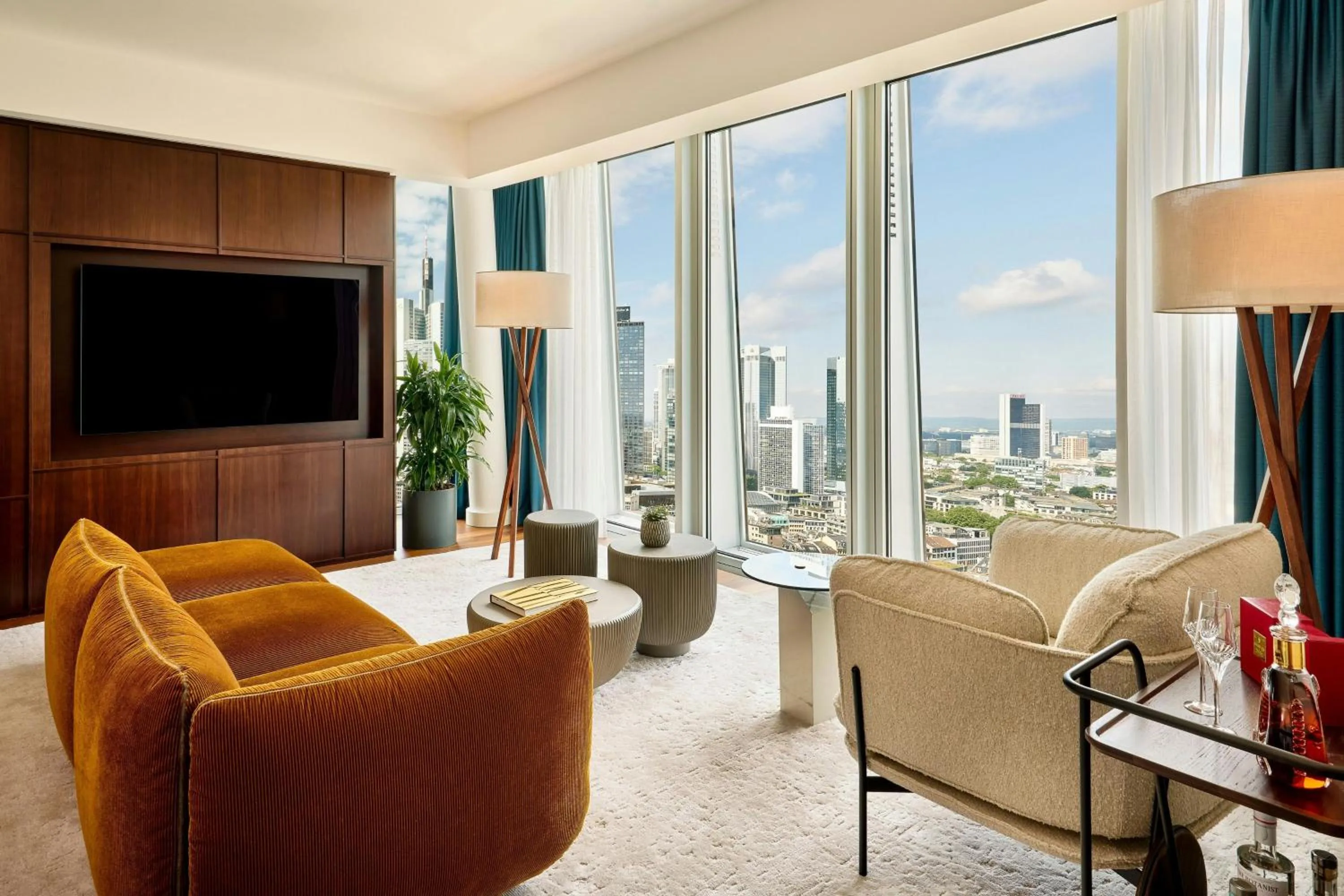 Living room in JW Marriott Hotel Frankfurt