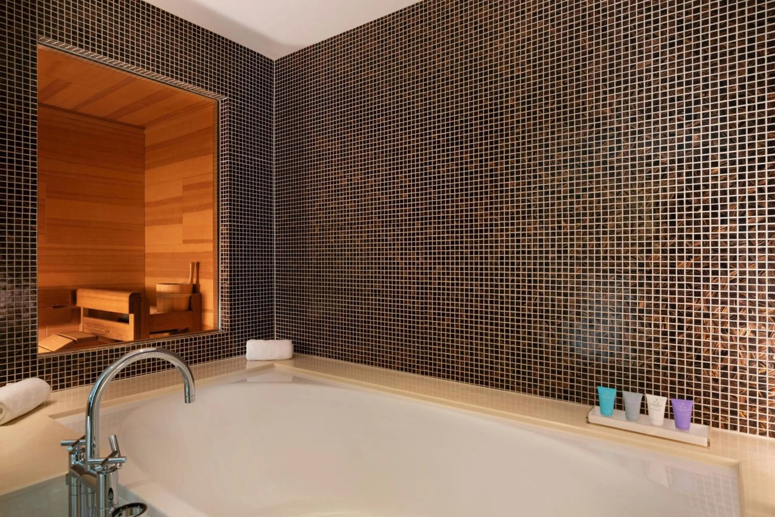 Bathroom in JW Marriott Hotel Frankfurt