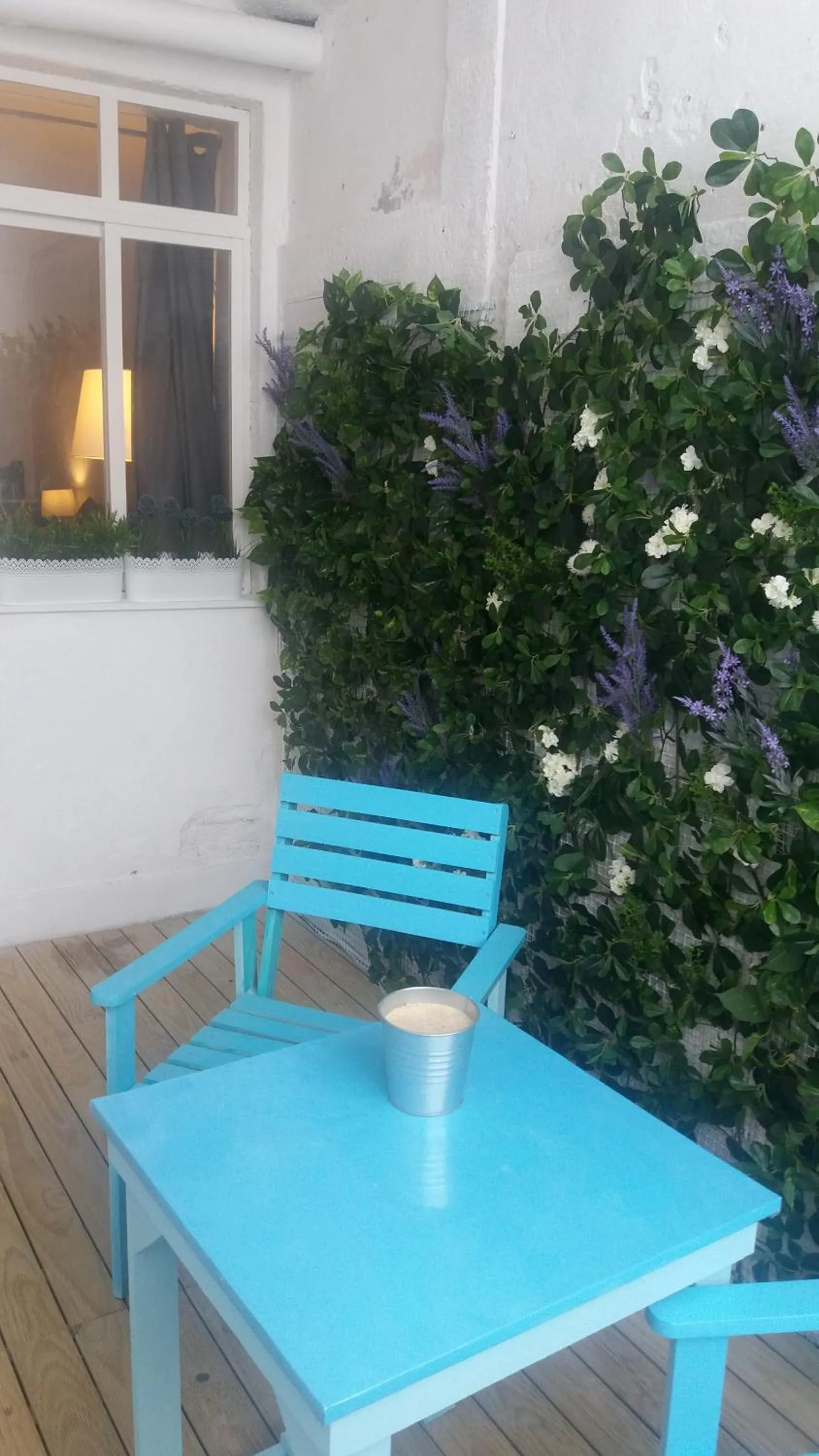 Garden view in Oporto House