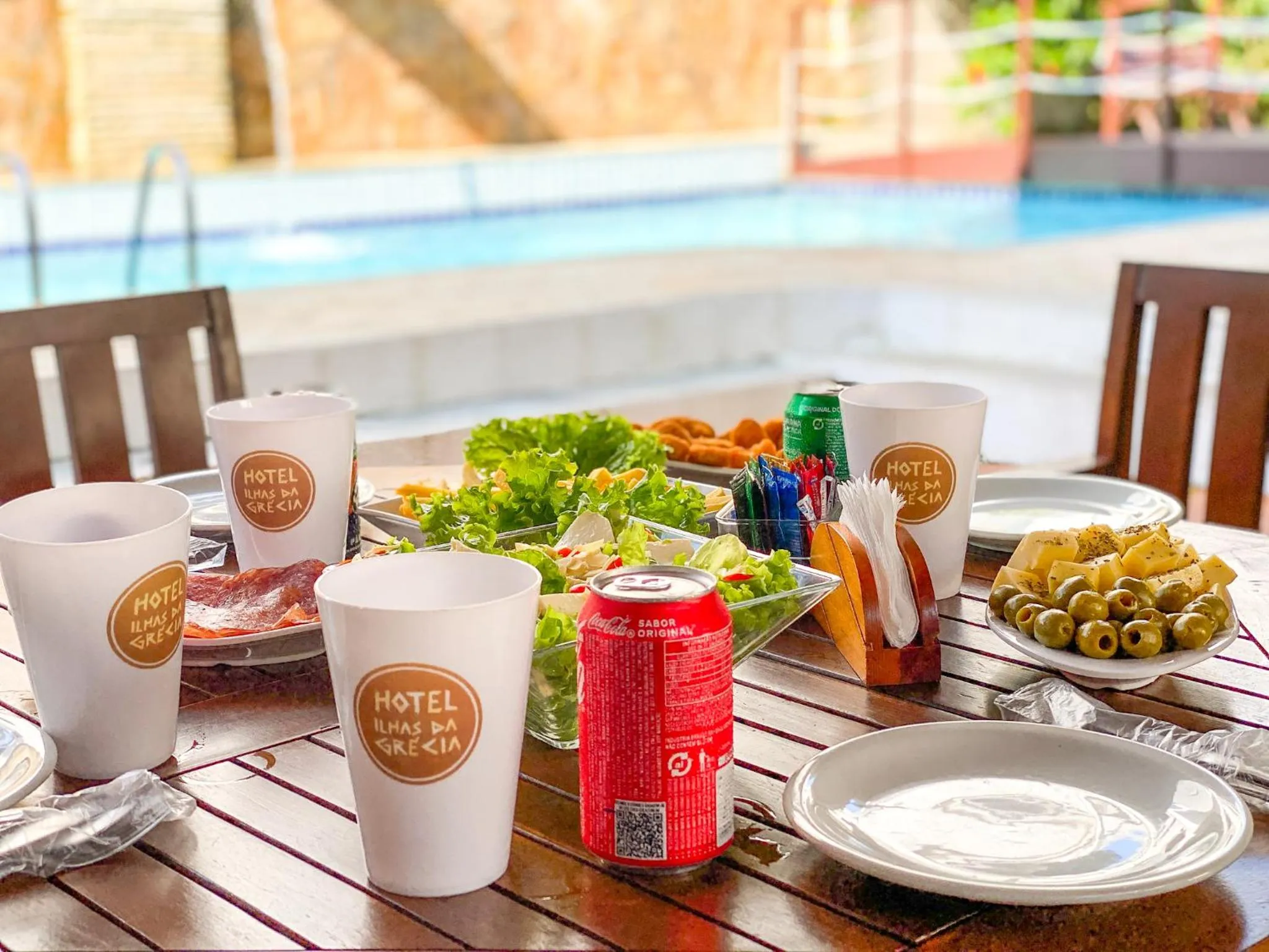 Food and drinks in Hotel Ilhas da Grécia