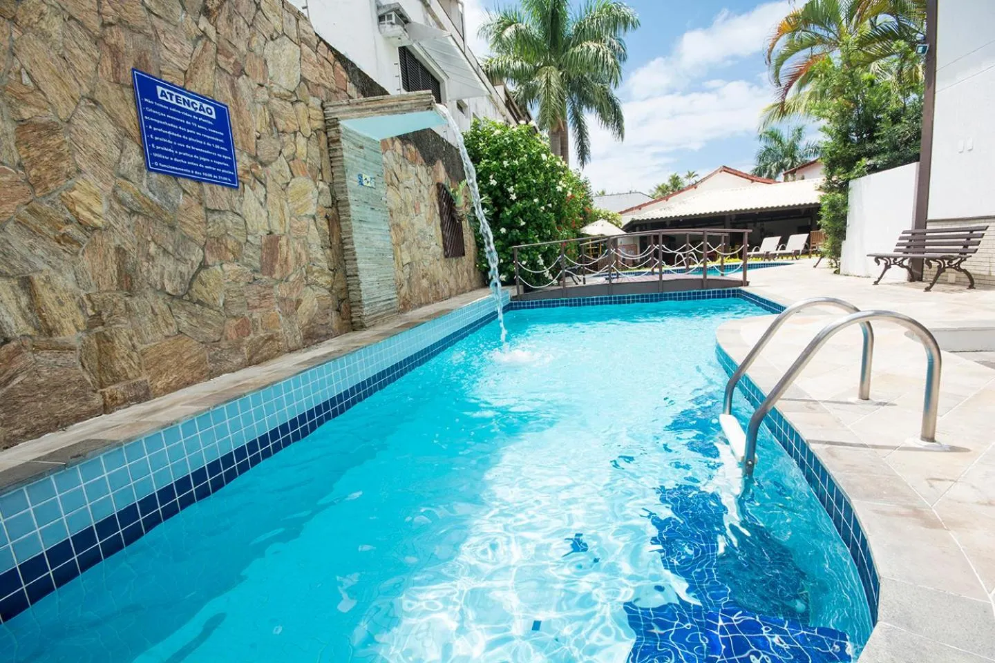 Pool view in Hotel Ilhas da Grécia