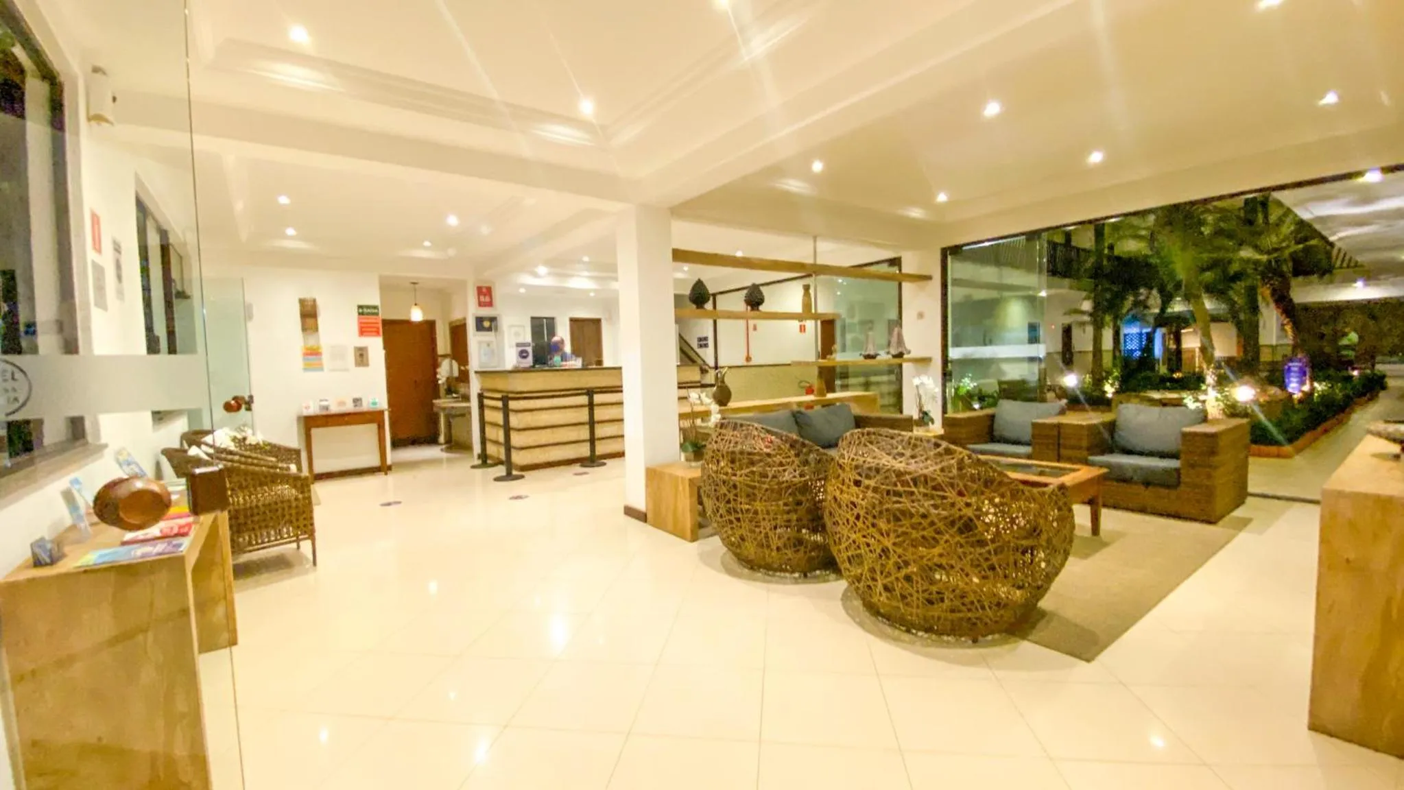 Seating area in Hotel Ilhas da Grécia