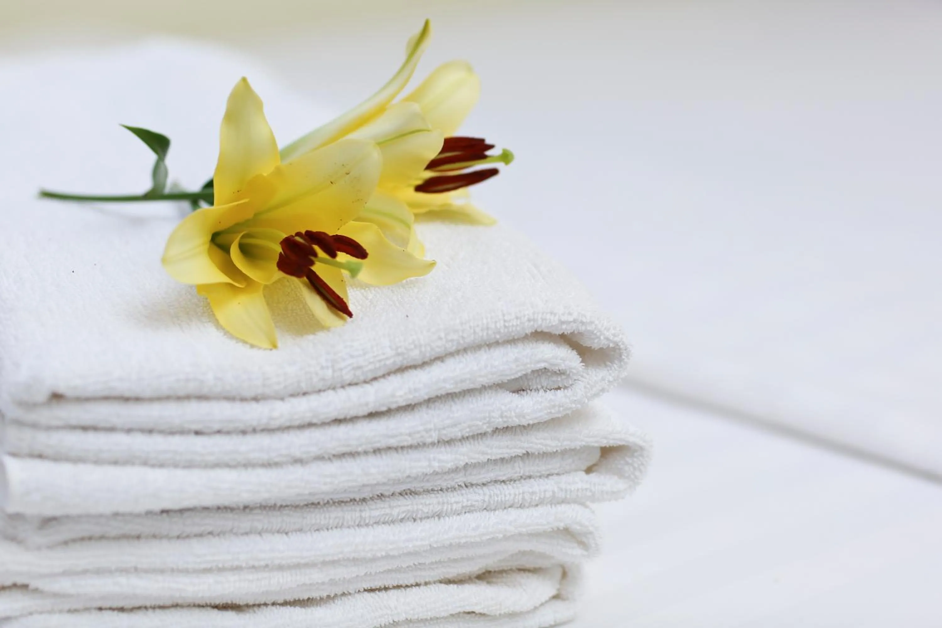 Bed in Golden House International Hotel