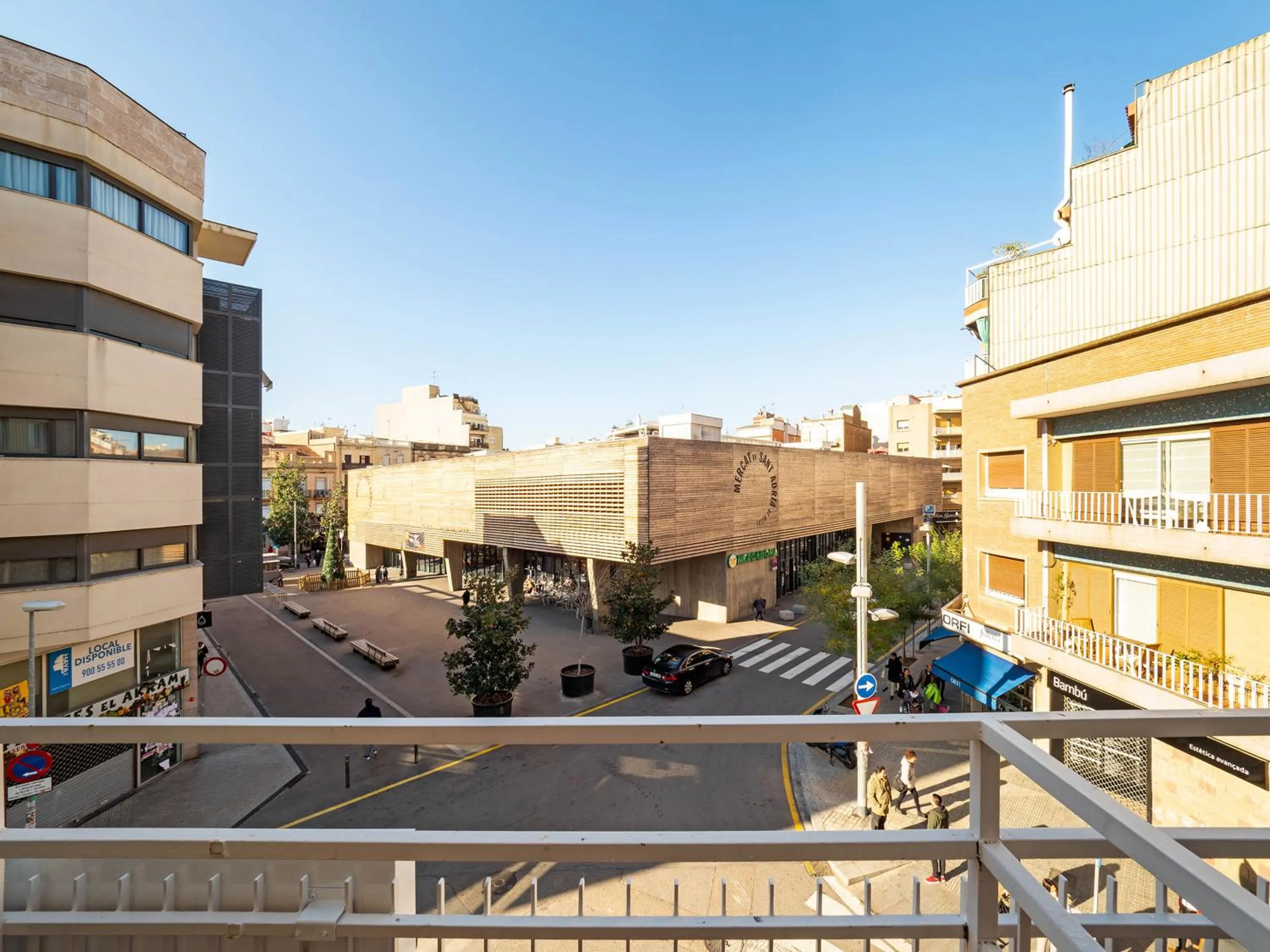 Balcony/Terrace in Hostal Athenas
