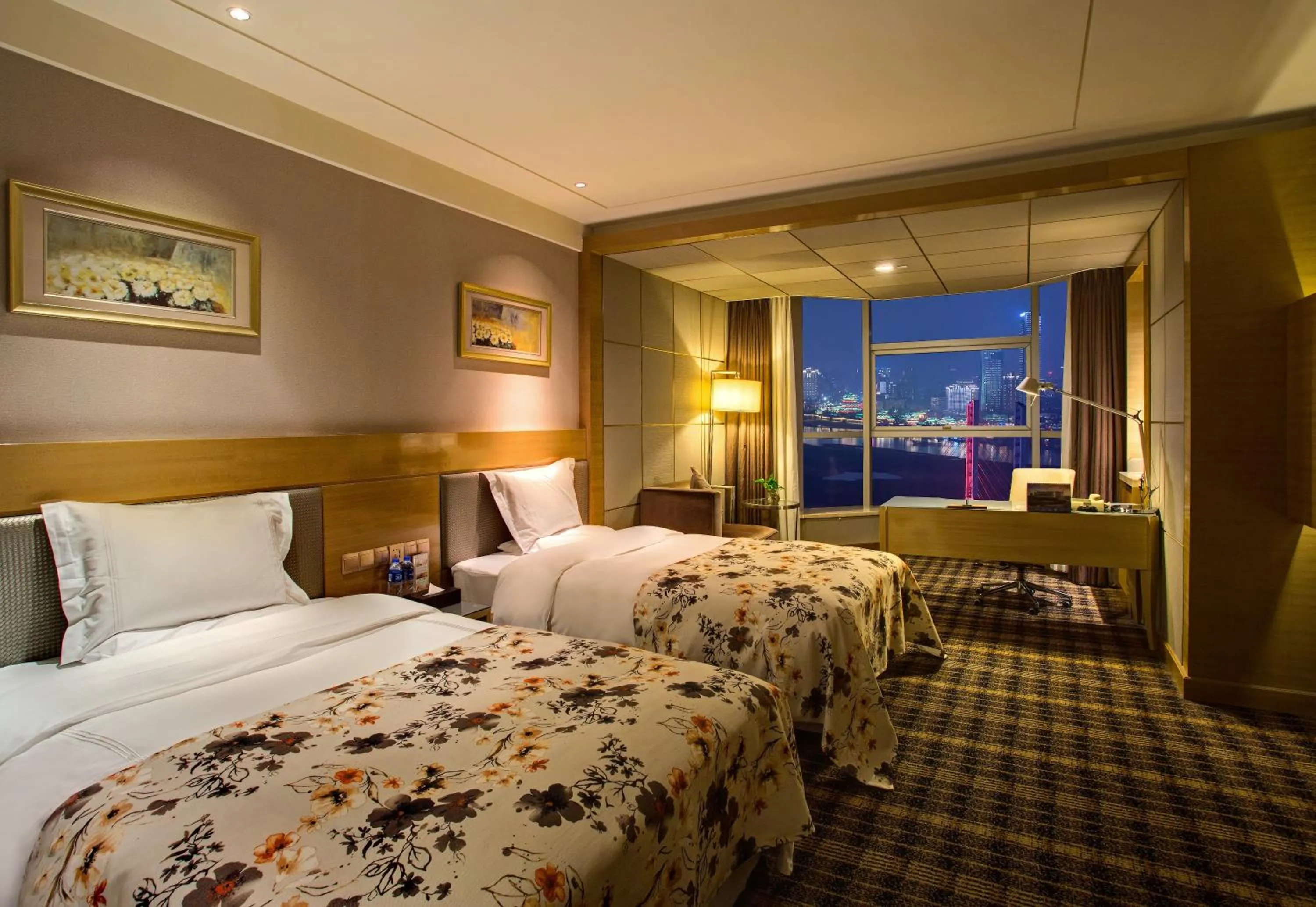 Bed in Grand Skylight International Hotel Nanchang Ganjiang North Road