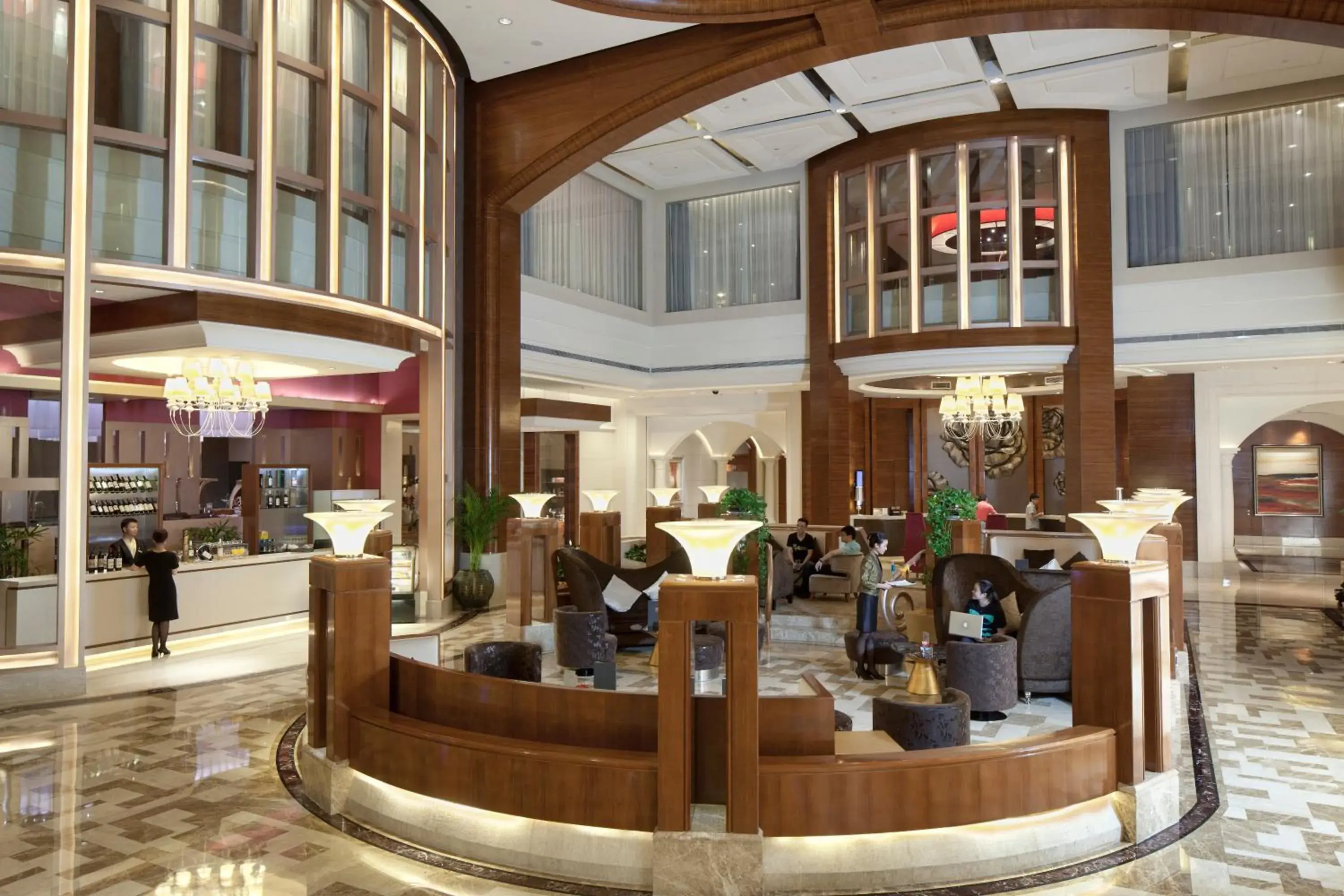 Lobby or reception in Grand Skylight International Hotel Nanchang Ganjiang North Road Lobby or reception in Grand Skylight International Hotel Nanchang Ganjiang North Road