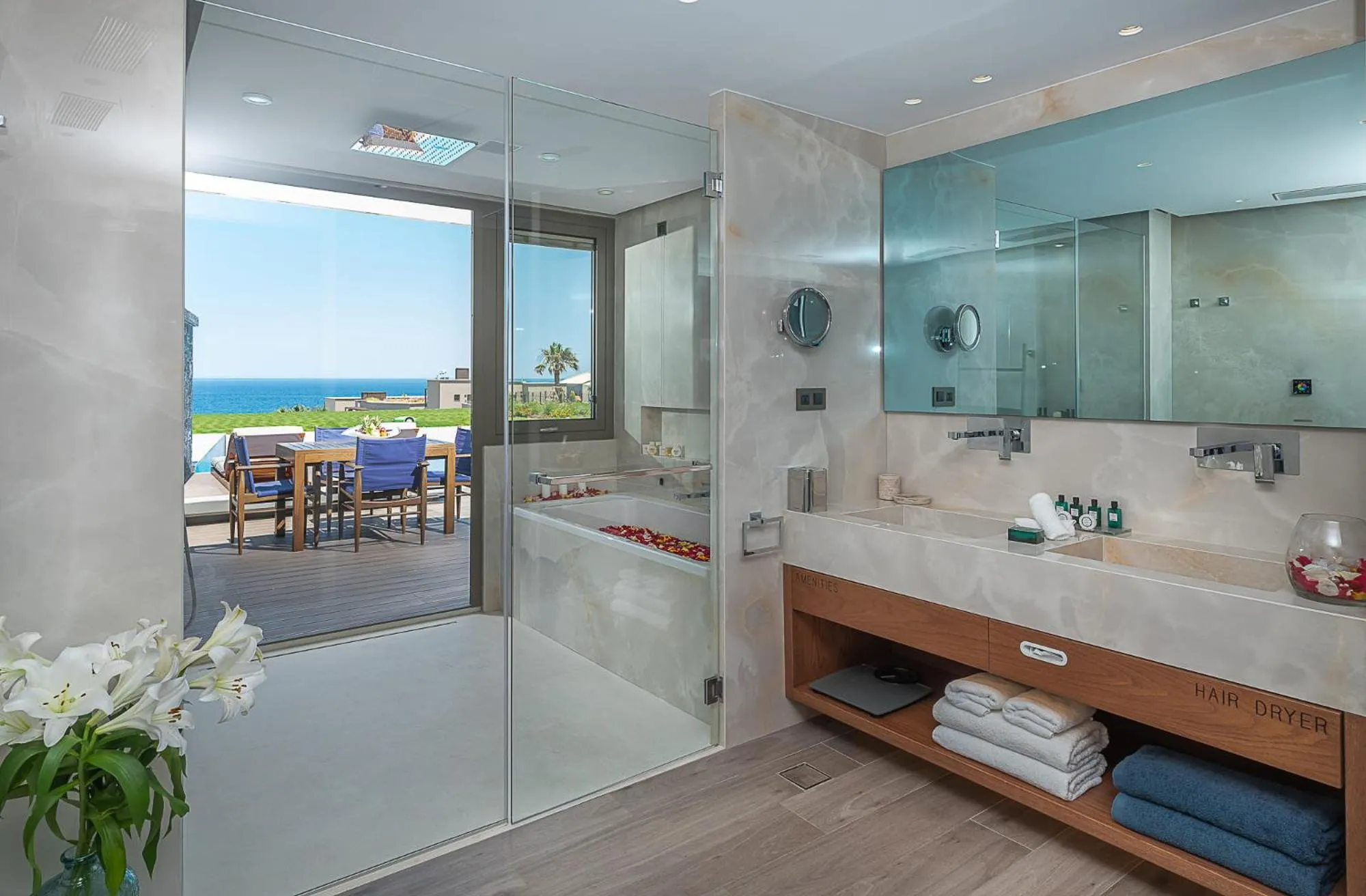 Shower in Nana Princess Suites Villas & Spa