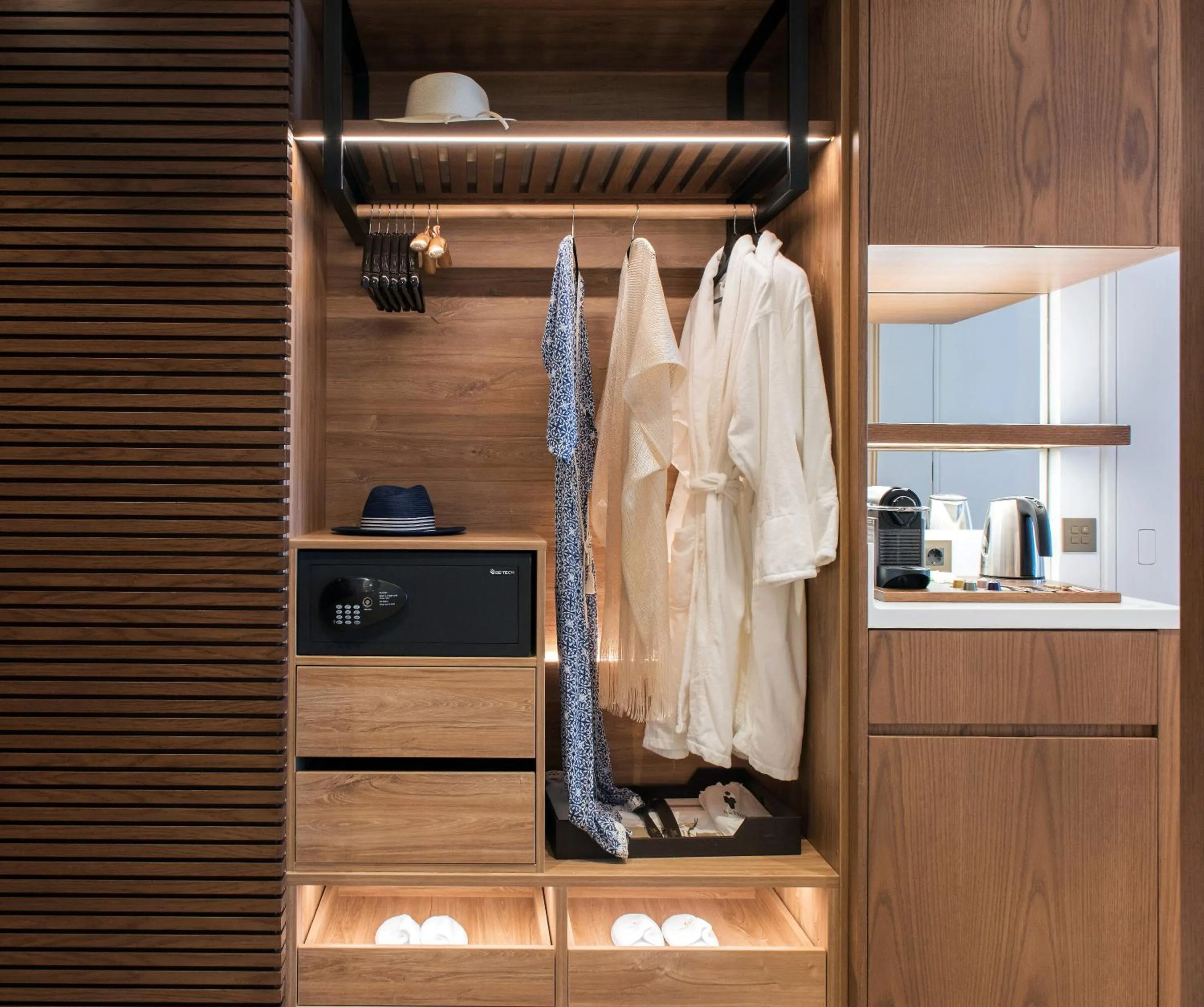 wardrobe in Nana Princess Suites Villas & Spa