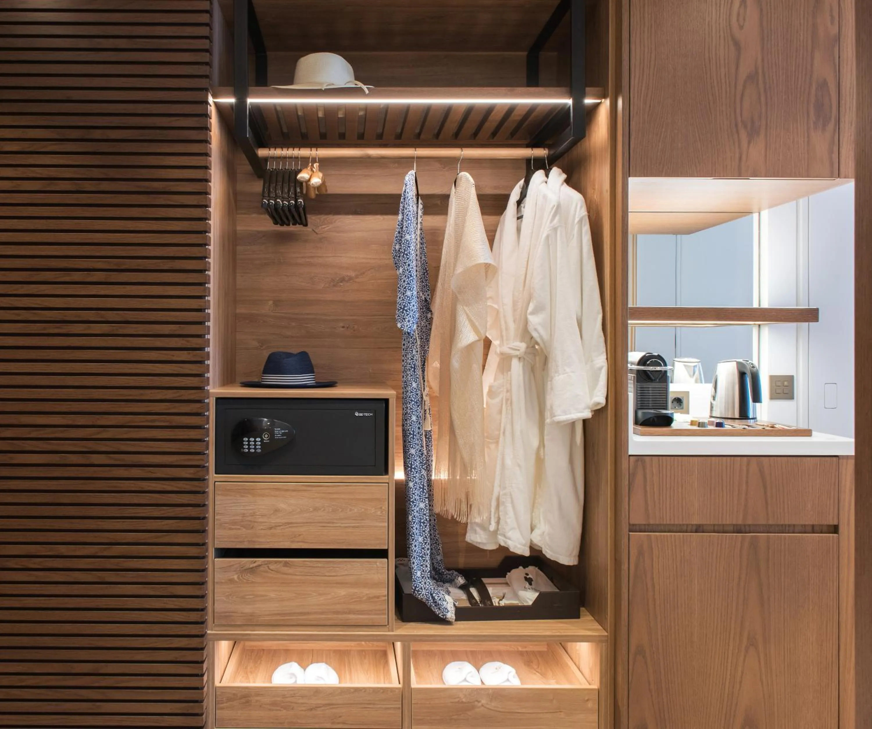wardrobe in Nana Princess Suites Villas & Spa