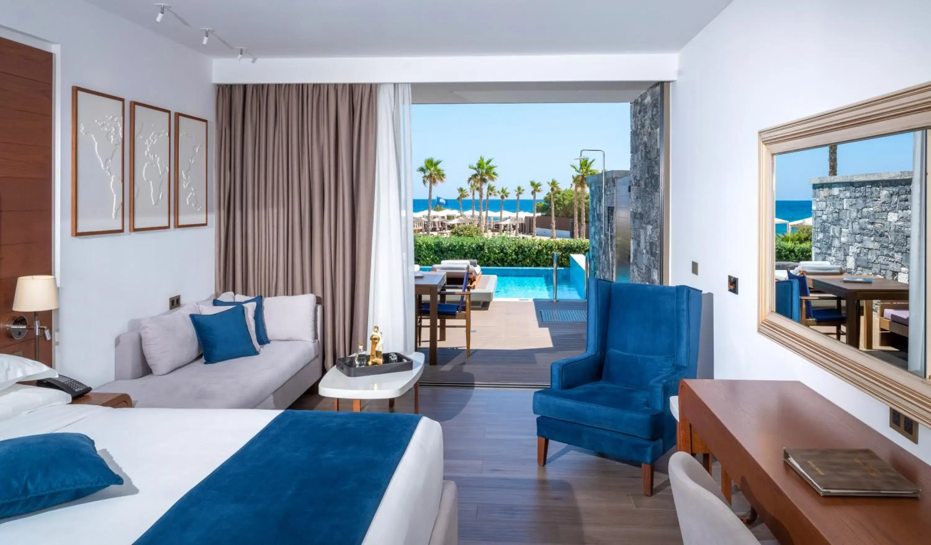 Deluxe Junior Suite Pool Front and Private Pool in Nana Princess Suites Villas & Spa Deluxe Junior Suite Pool Front and Private Pool in Nana Princess Suites Villas & Spa