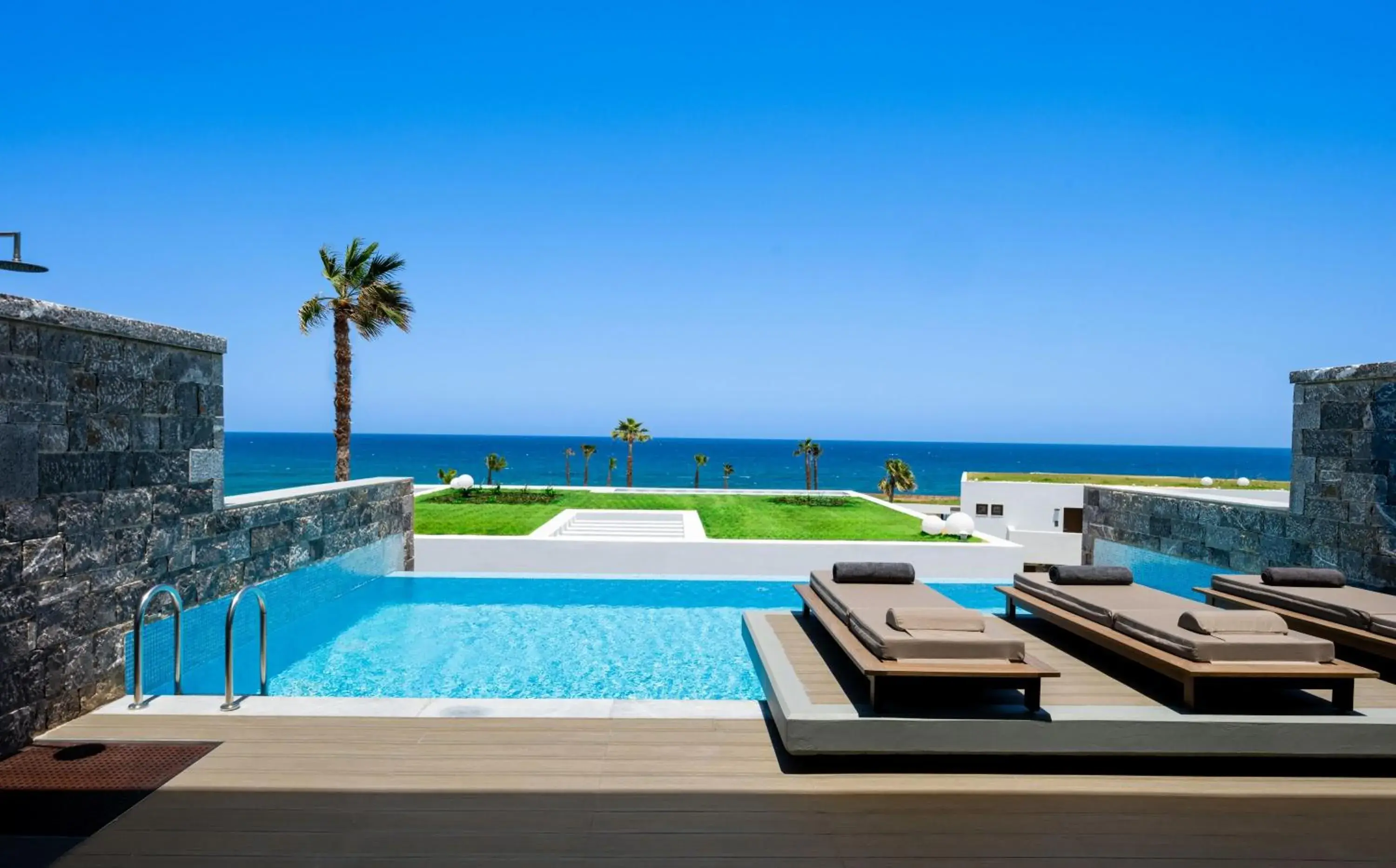 Aegean Princess Villa Sea View with Private Pool, Wellness Room, Soul Steam and Gym in Nana Princess Suites Villas & Spa Aegean Princess Villa Sea View with Private Pool, Wellness Room, Soul Steam and Gym in Nana Princess Suites Villas & Spa