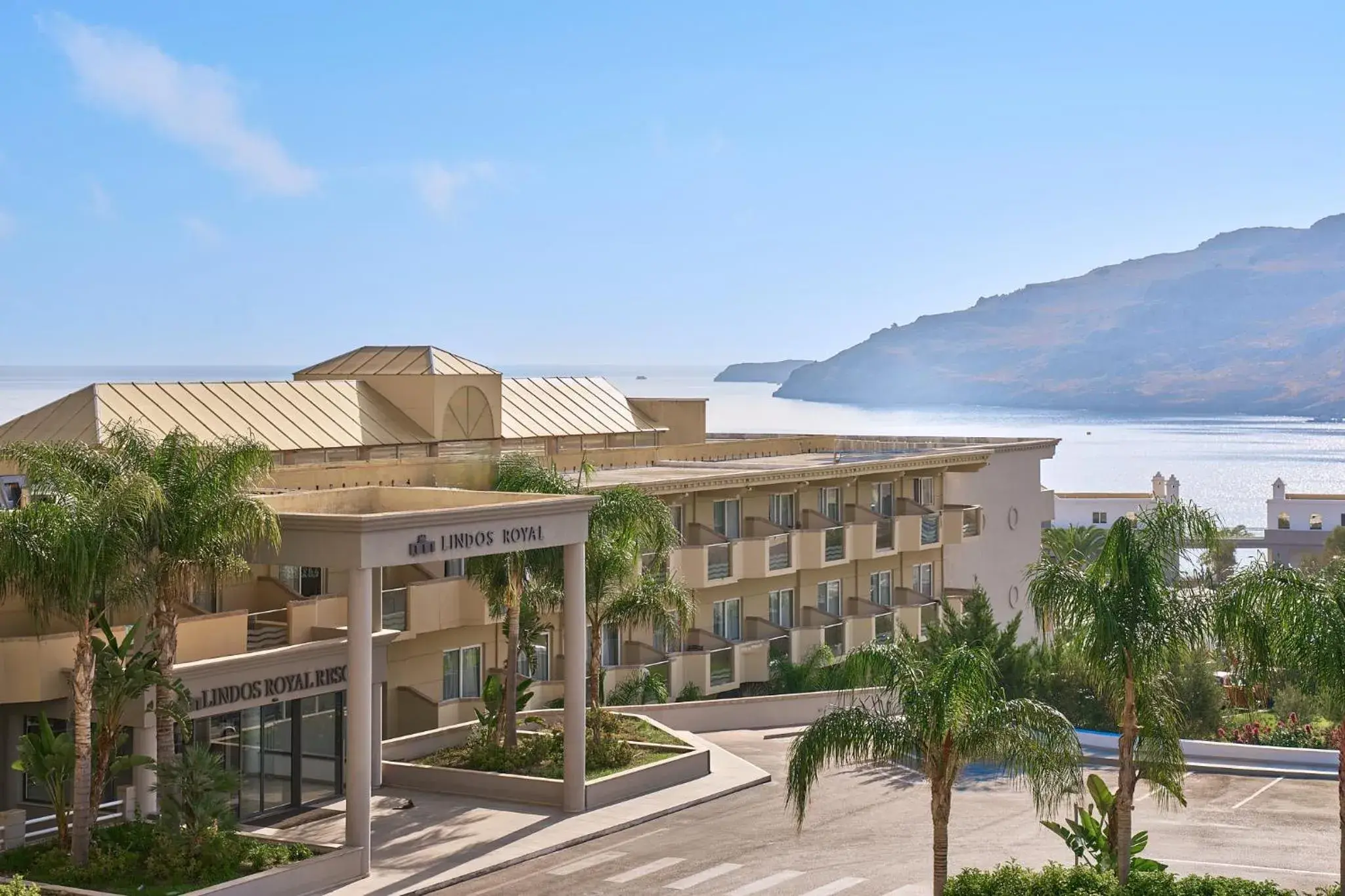 Property building in Lindos Royal Resort Property building in Lindos Royal Resort