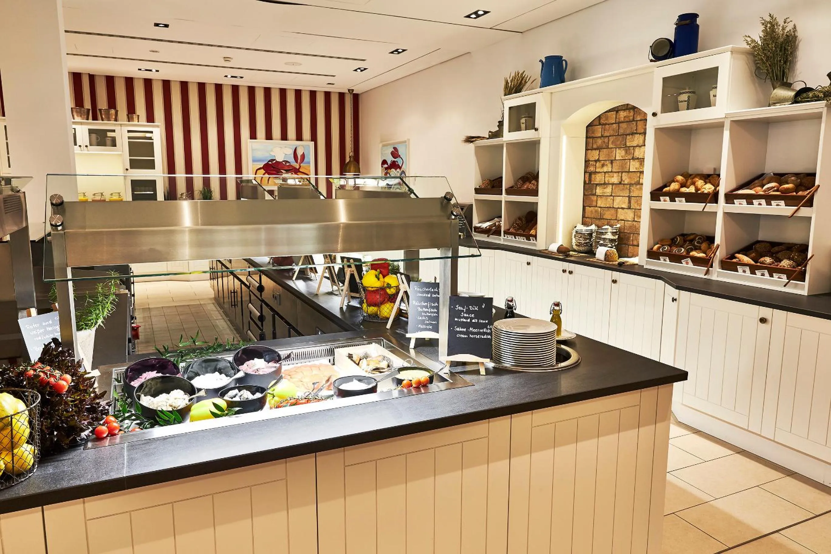 Buffet breakfast in Steigenberger Grandhotel & Spa Heringsdorf